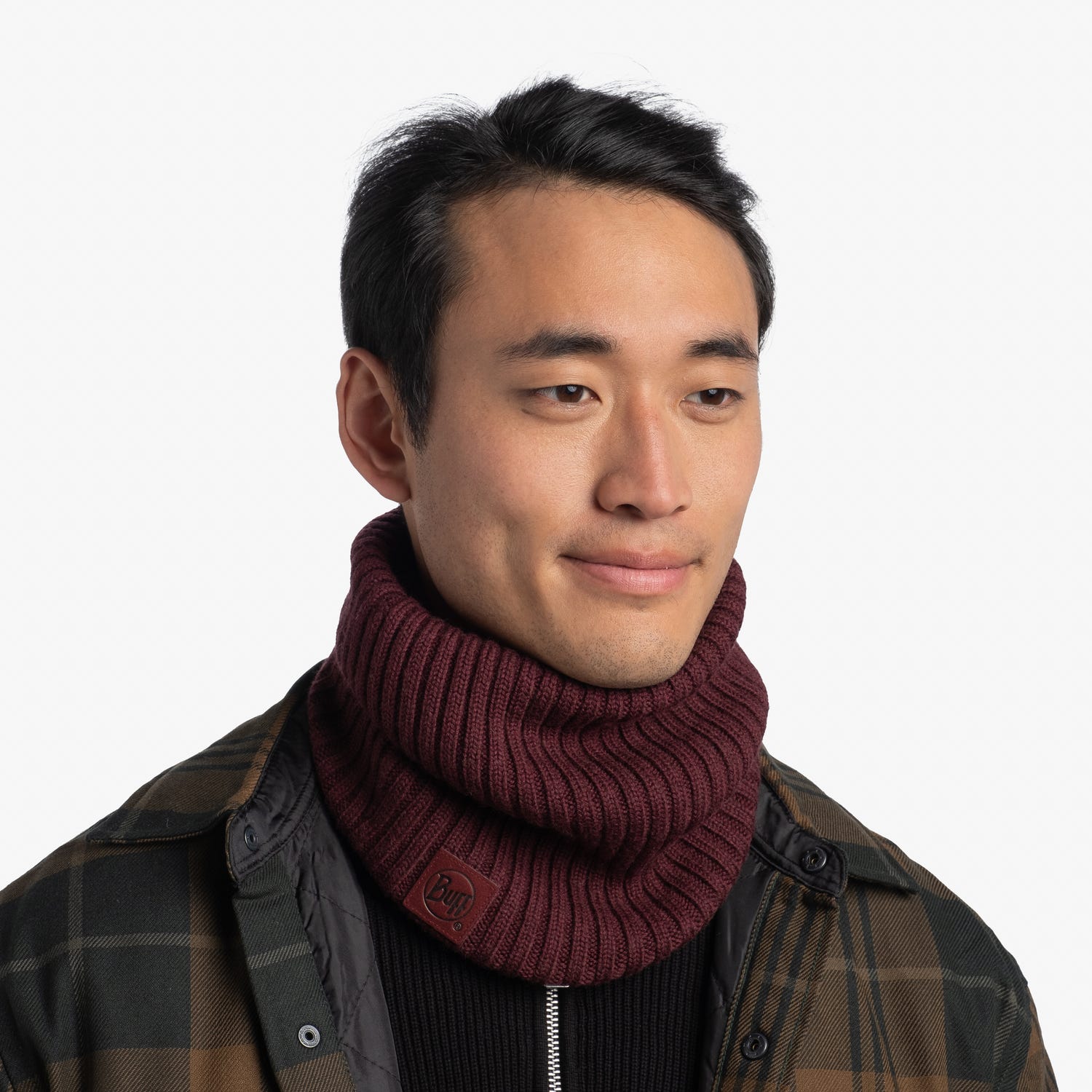 Cuello unisex Norval Maroon Buff - Marrón Marrón-4