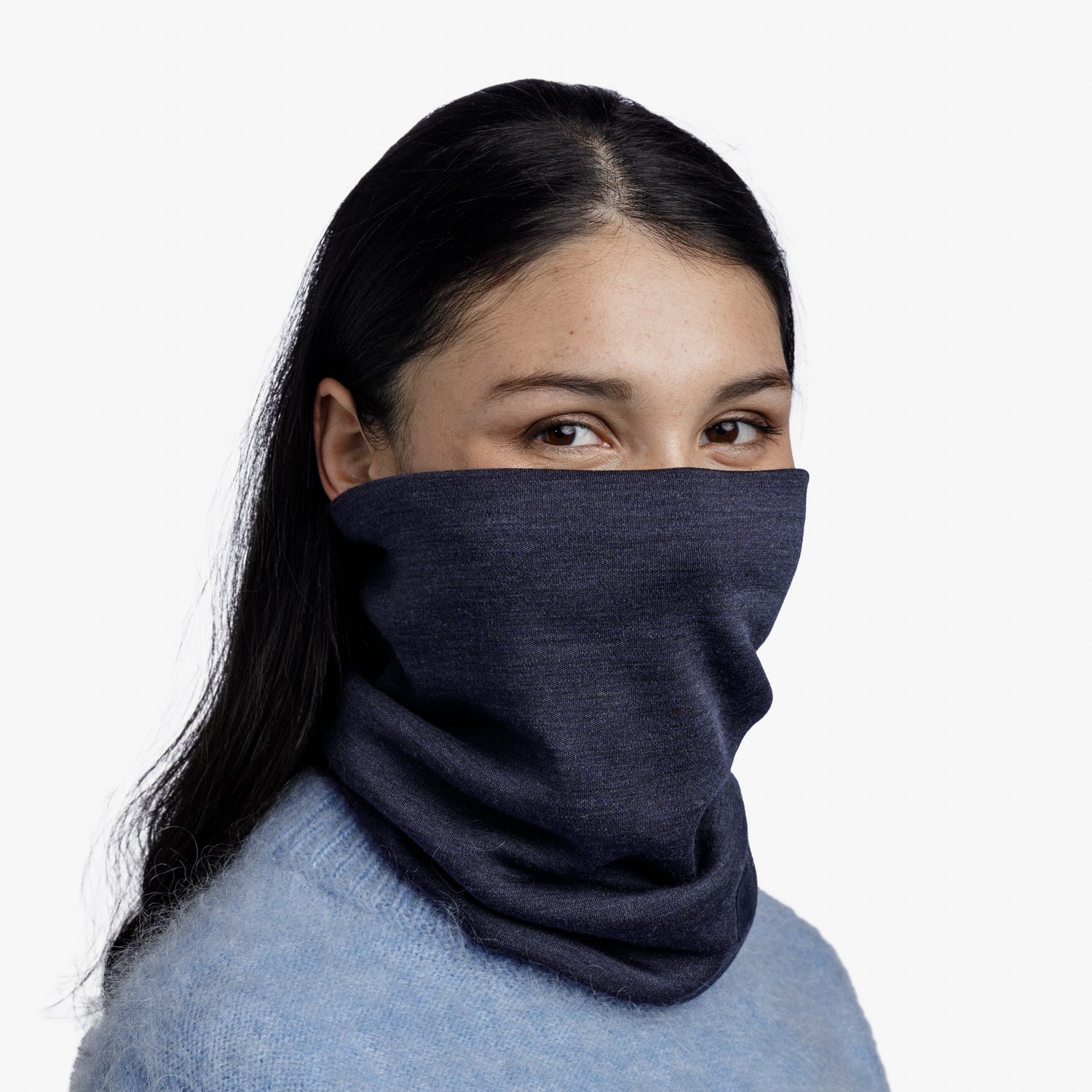 Imagen 4 de Cuello unisex Solid Indigo Buff - Azul Azul
