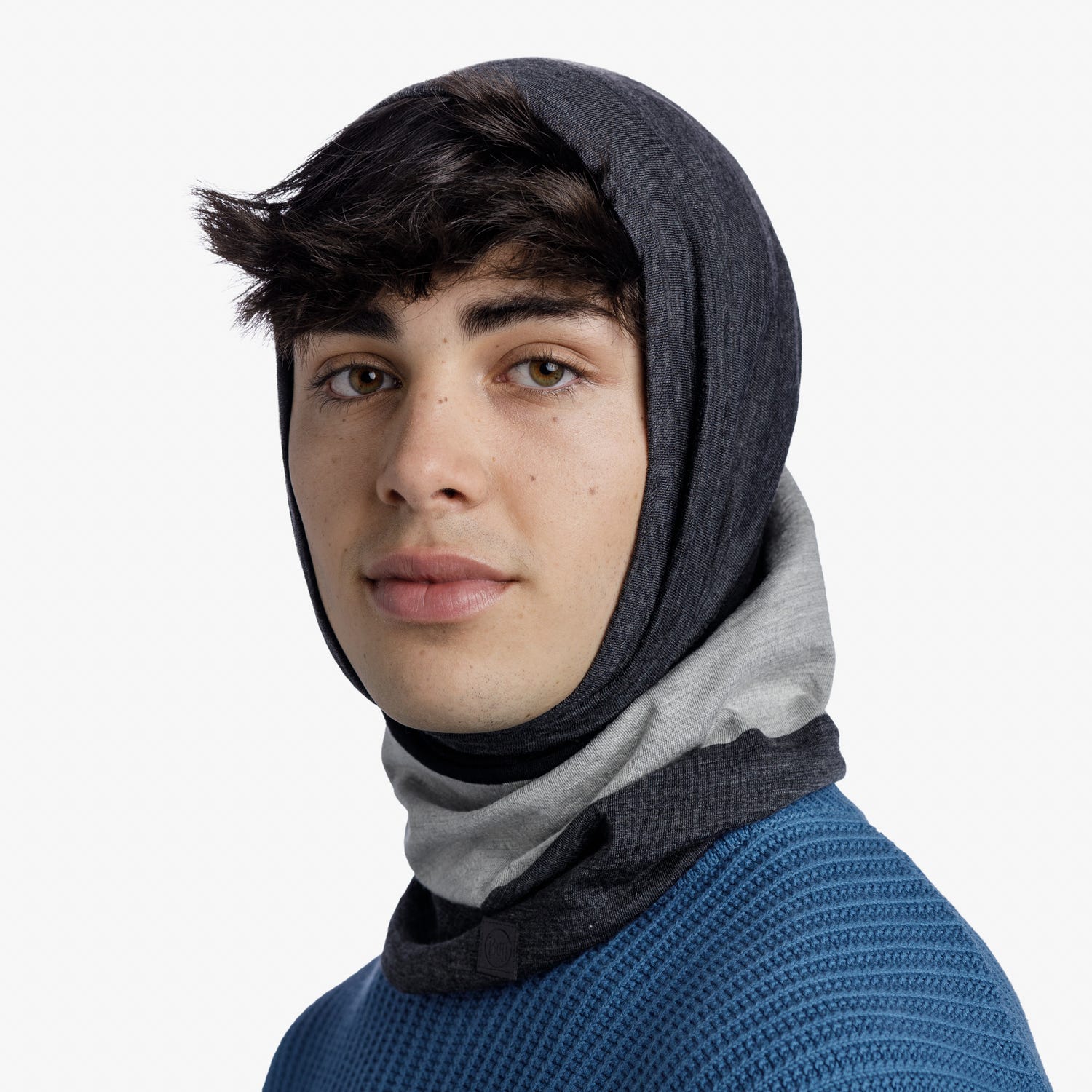 Cuello unisex Graphite Buff - Gris Gris-5