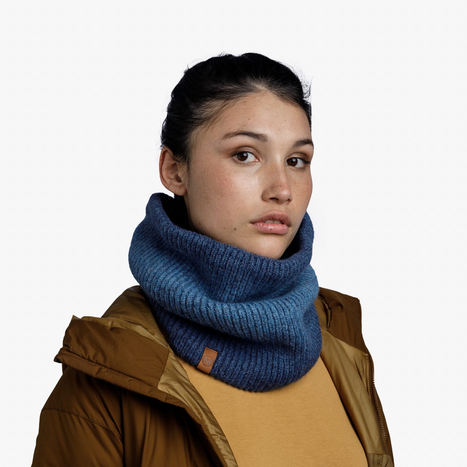 Bufanda de punto unisex Marin Denim Buff - Azul Azul-3