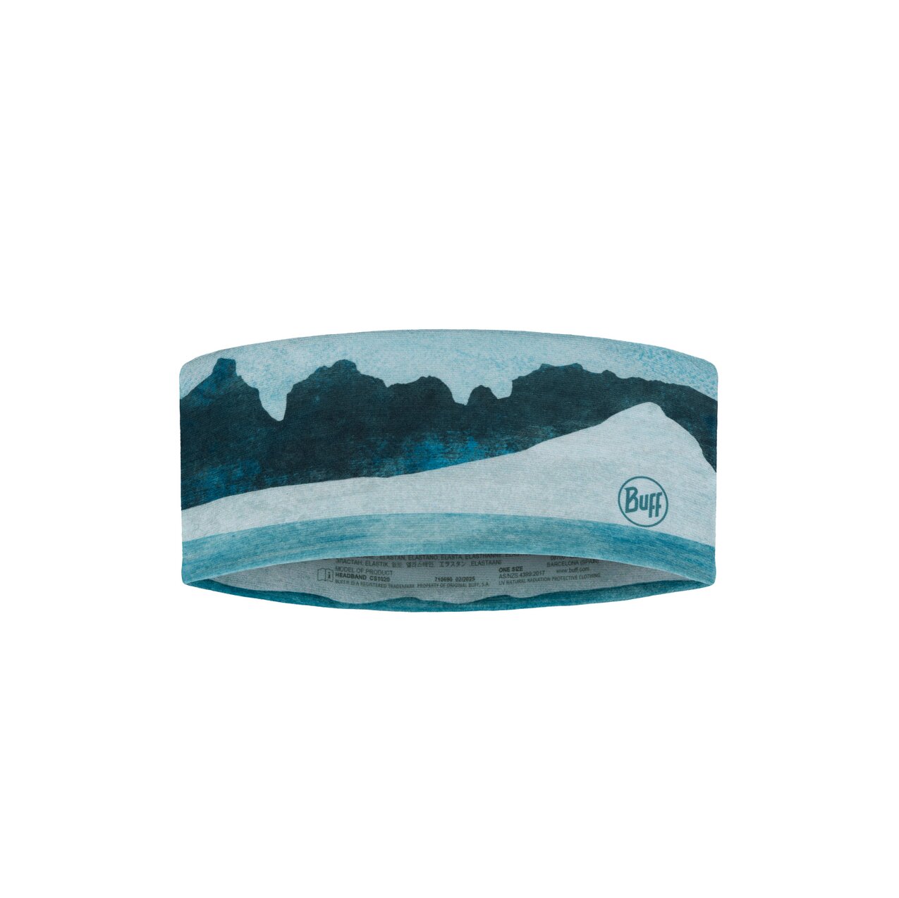 Imagen 1 de Cinta unisex Coolnet wide headband Buff Azul claro / Azul marino