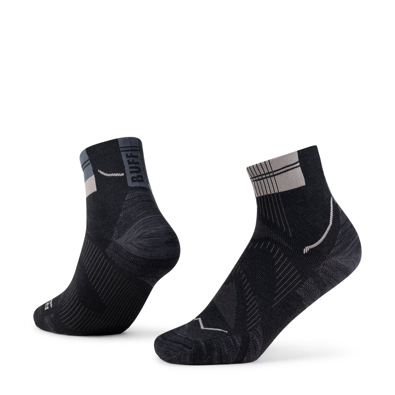 Buff Calcetines unisex Coolnet quarter Negro