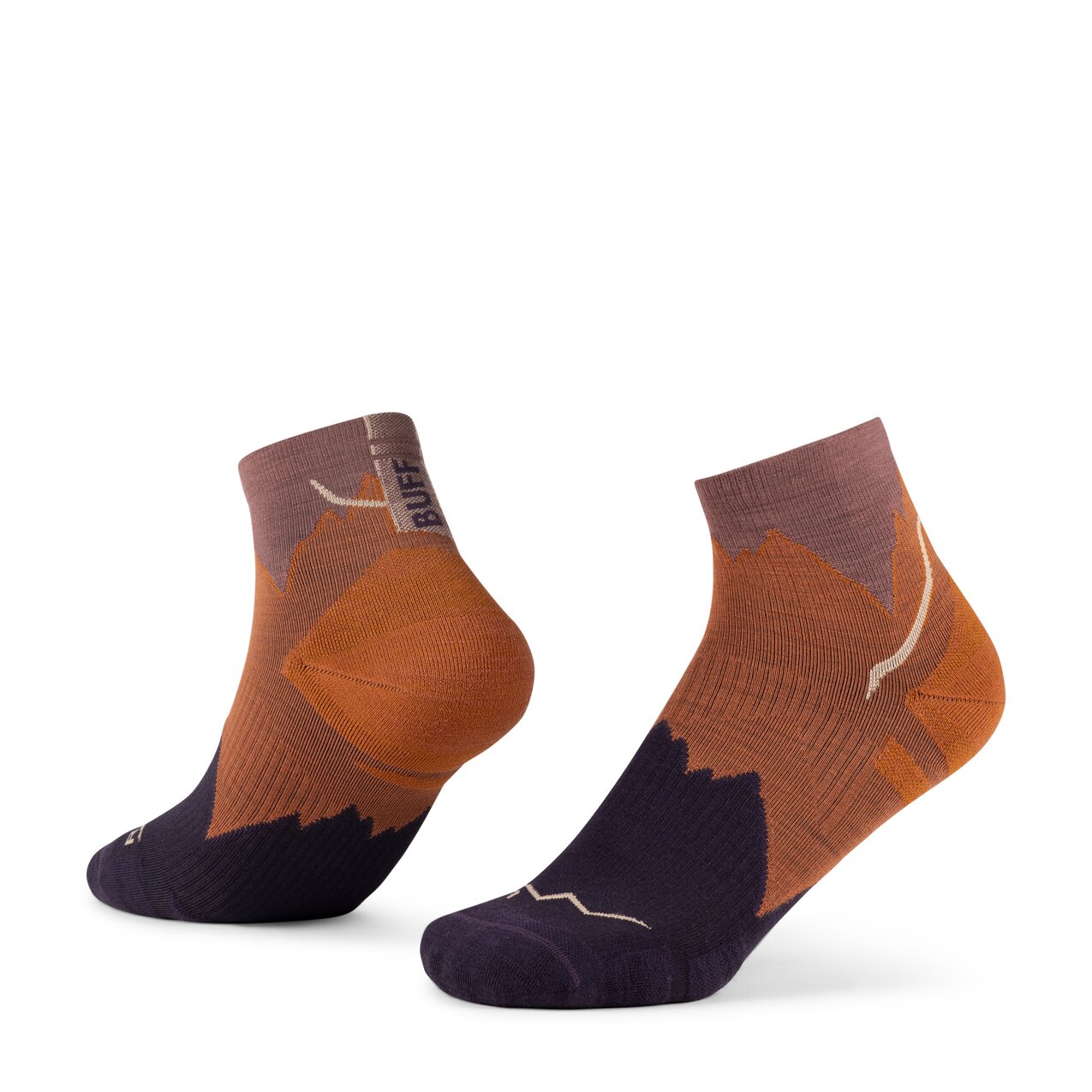 Imagen 1 de Calcetines unisex LW Merino Wool quarter Buff - Naranja Naranja