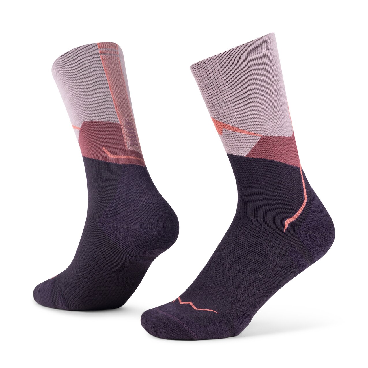 Imagen 1 de Calcetines unisex LW Merino Wool crew Buff - Rosa Rosa