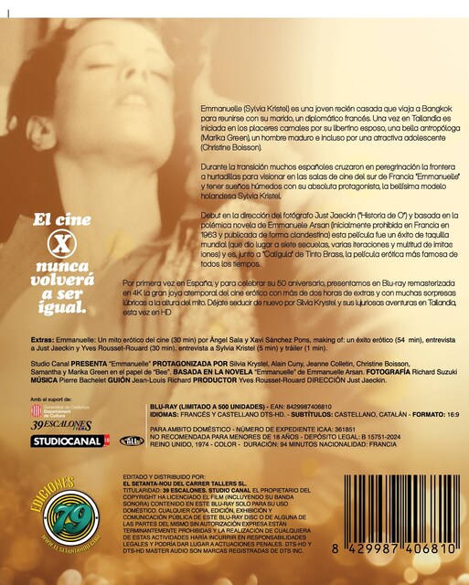 Imagen 0 de Emmanuelle, 50 Aniversario, con Funda
