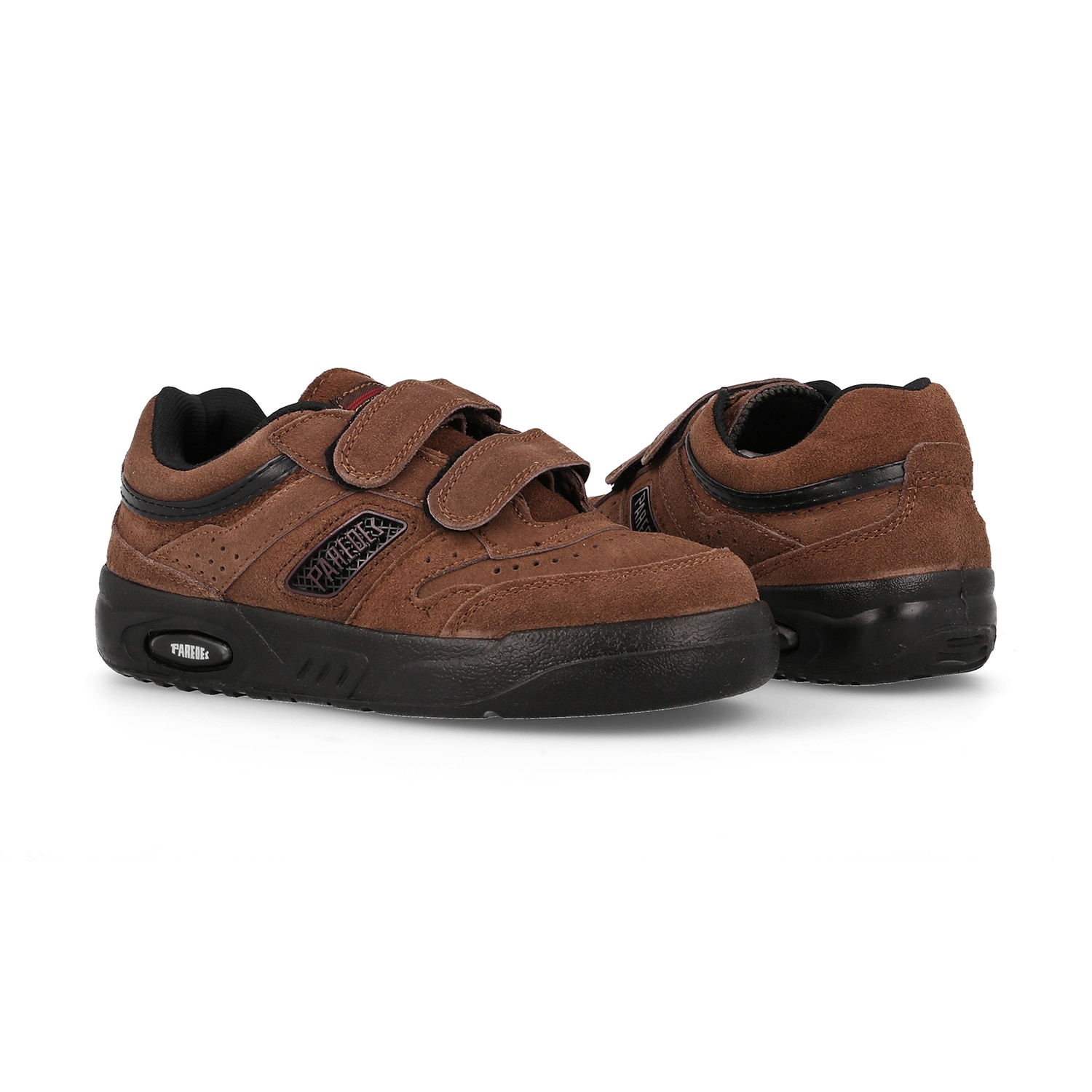 Zapatillas casual de hombre Ecology Serraje Velcro Paredes - Marrón Marrón-5