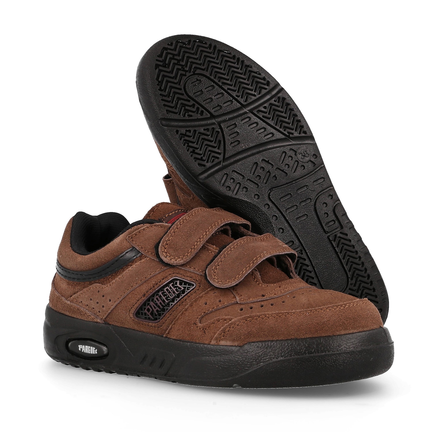 Zapatillas casual de hombre Ecology Serraje Velcro Paredes - Marrón Marrón-6