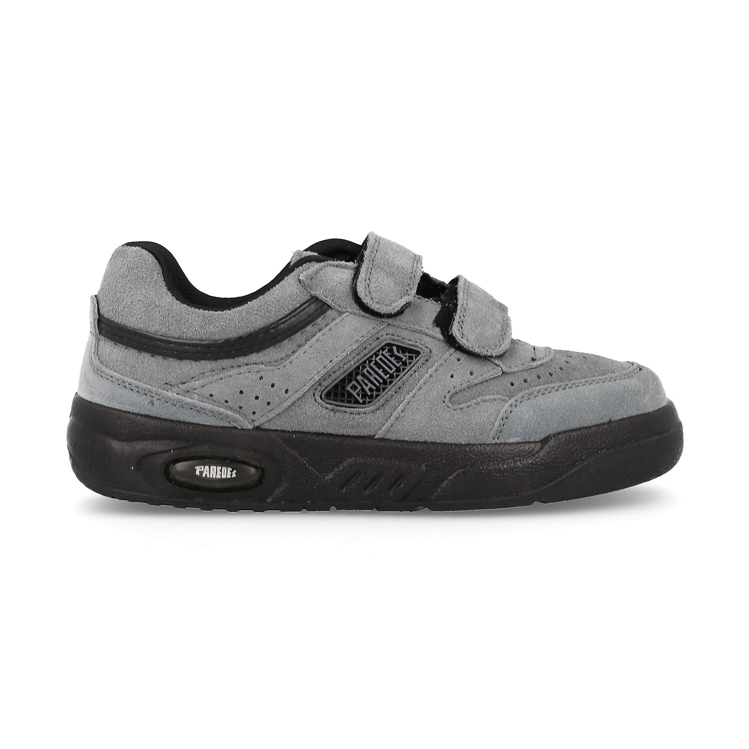 Zapatillas casual de hombre Ecology Serraje Velcro Paredes - Gris Gris-2