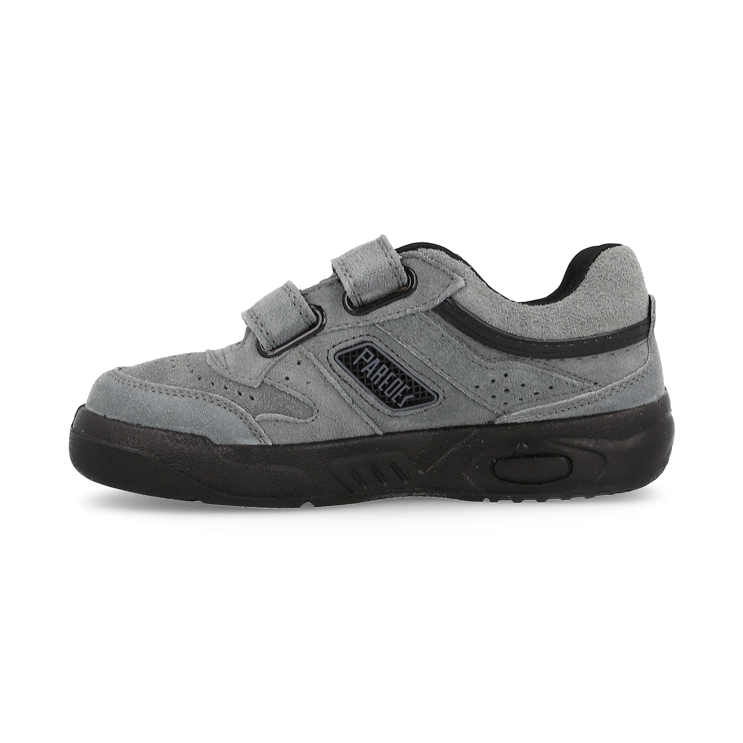Zapatillas casual de hombre Ecology Serraje Velcro Paredes - Gris Gris-4