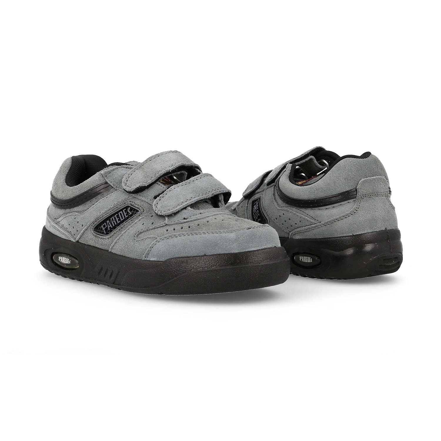Zapatillas casual de hombre Ecology Serraje Velcro Paredes - Gris Gris-5
