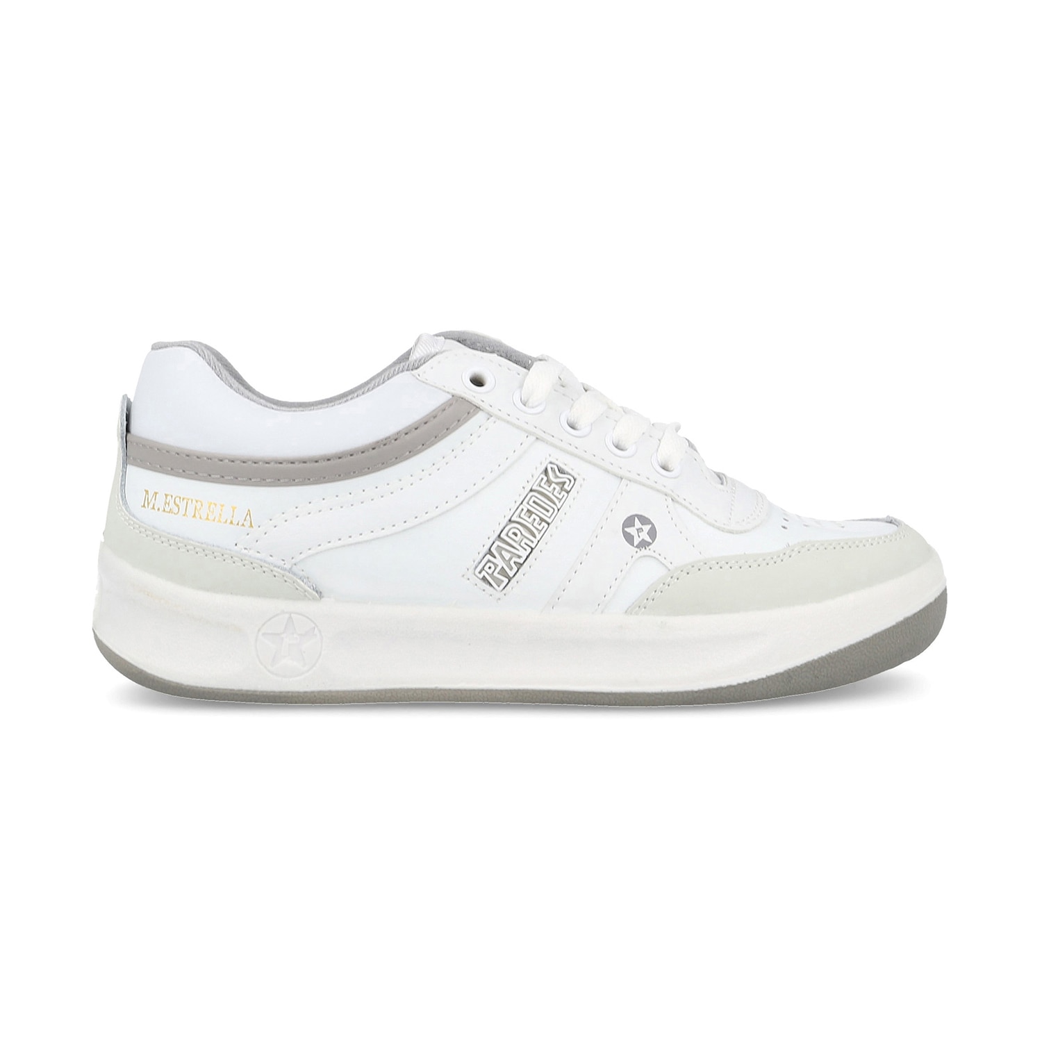 Zapatillas casual de hombre Estrella Paredes - Blanco Blanco-2