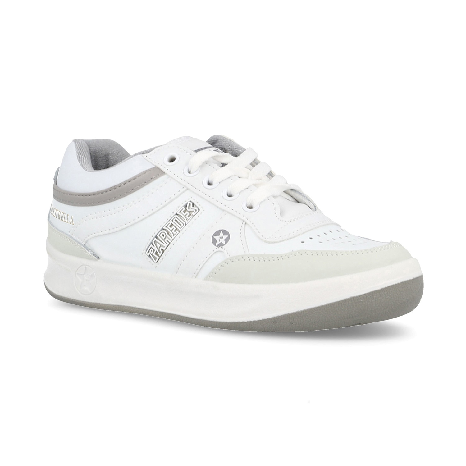 Zapatillas casual de hombre Estrella Paredes - Blanco Blanco-3