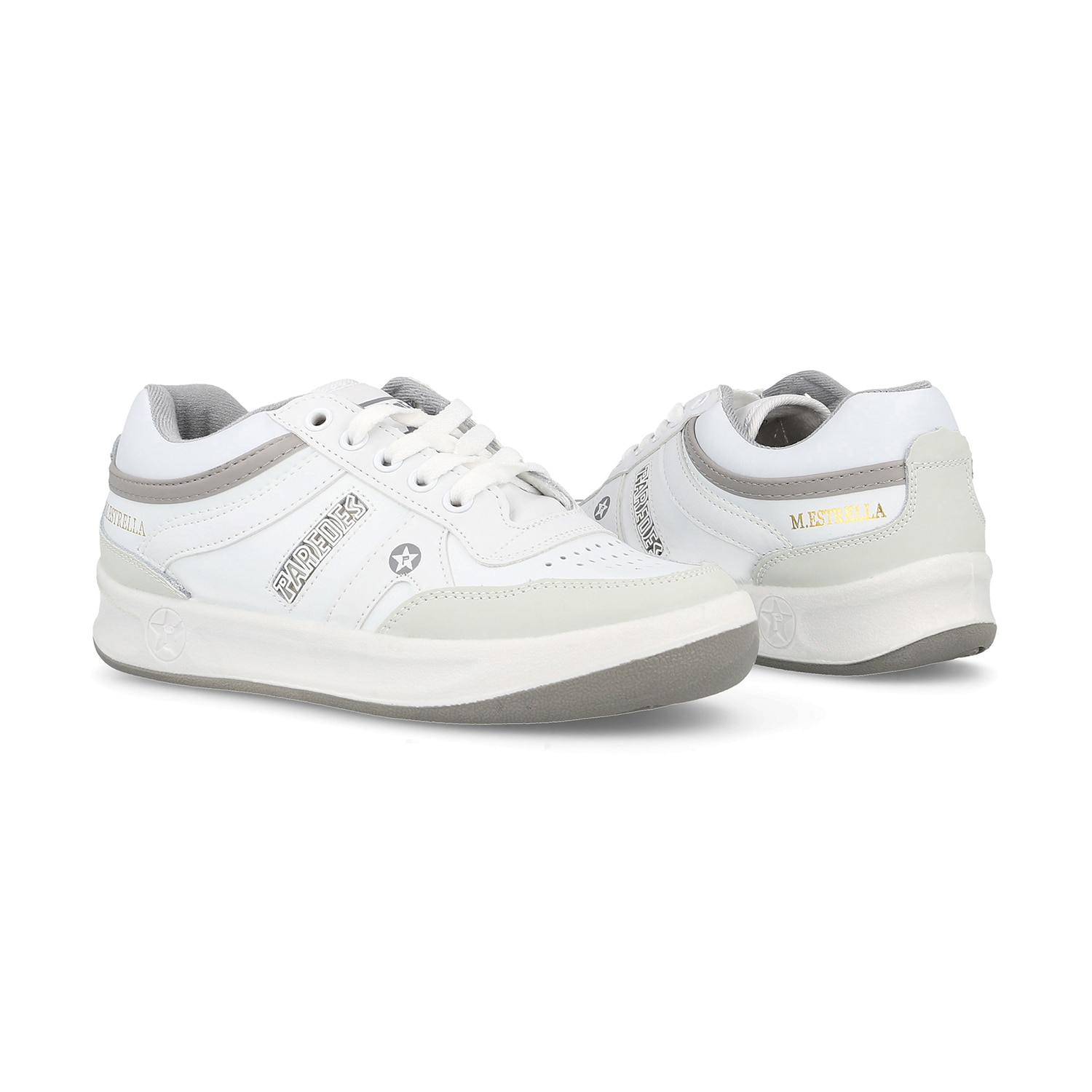 Zapatillas casual de hombre Estrella Paredes - Blanco Blanco-5