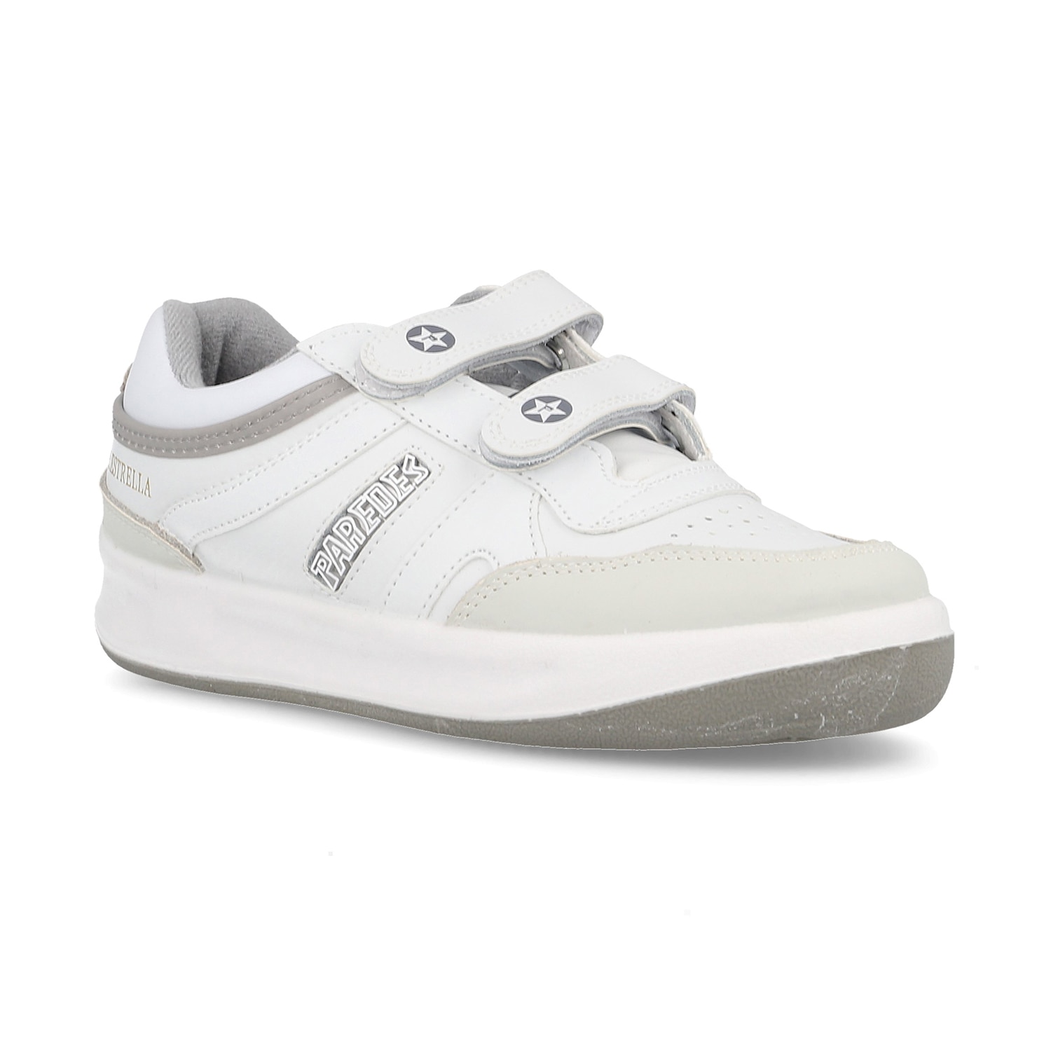 Zapatillas casual de hombre Estrella Velcro Paredes - Blanco Blanco-3