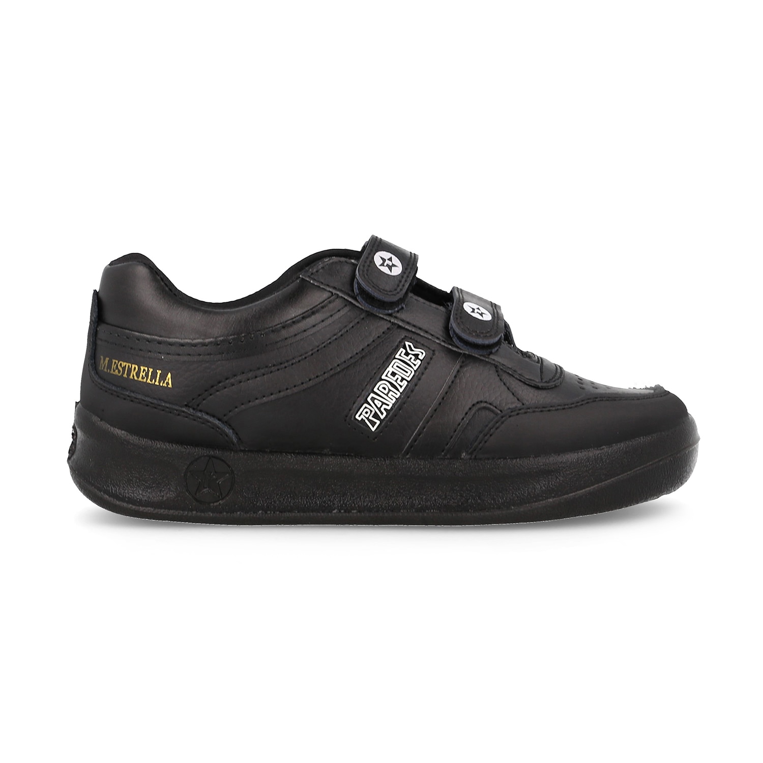 Zapatillas casual de hombre Estrella Velcro Paredes - Negro Negro-2