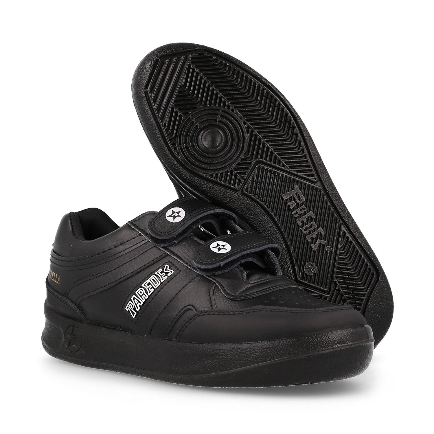 Zapatillas casual de hombre Estrella Velcro Paredes - Negro Negro-6