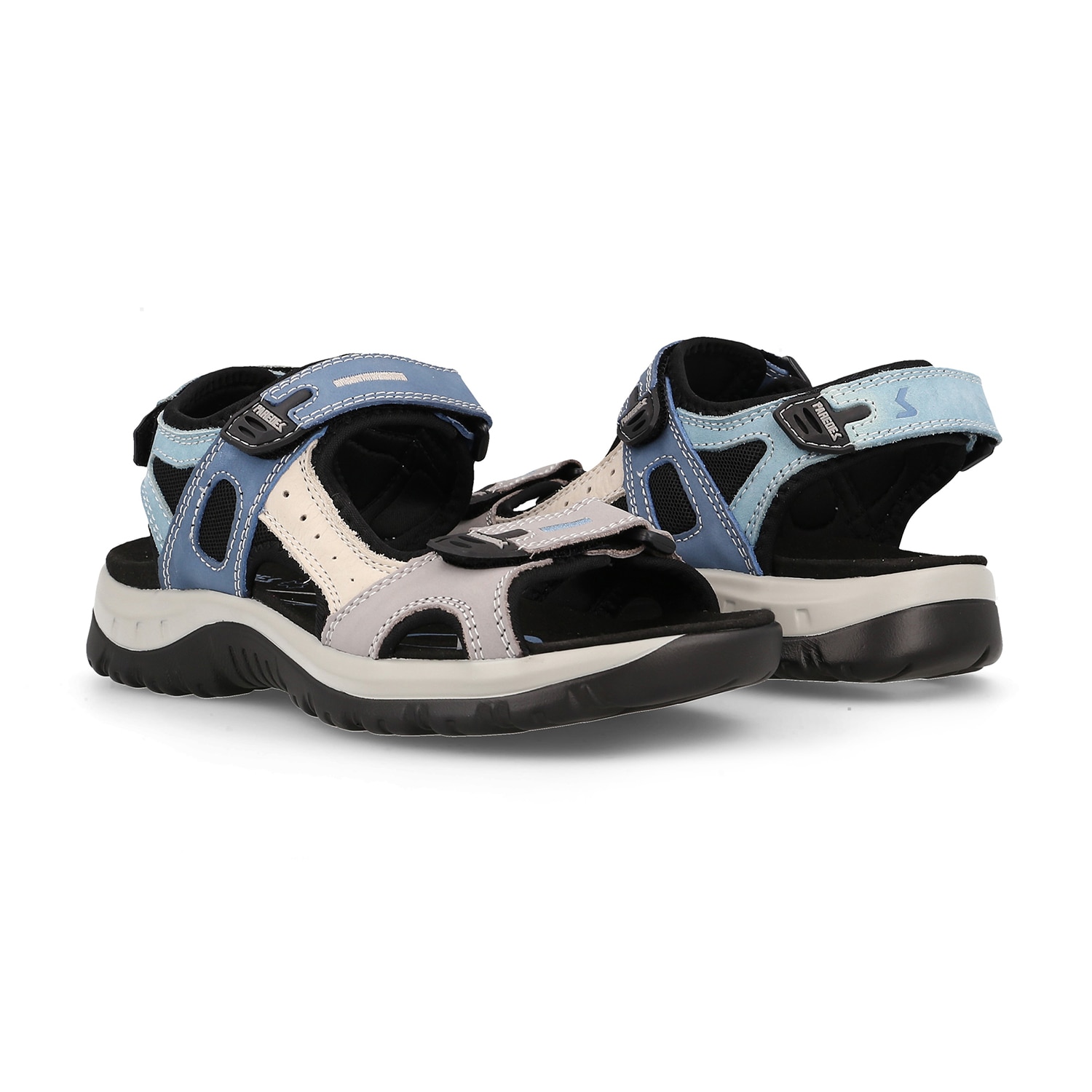 Sandalias de mujer Banyotes Paredes - Azul Azul-4