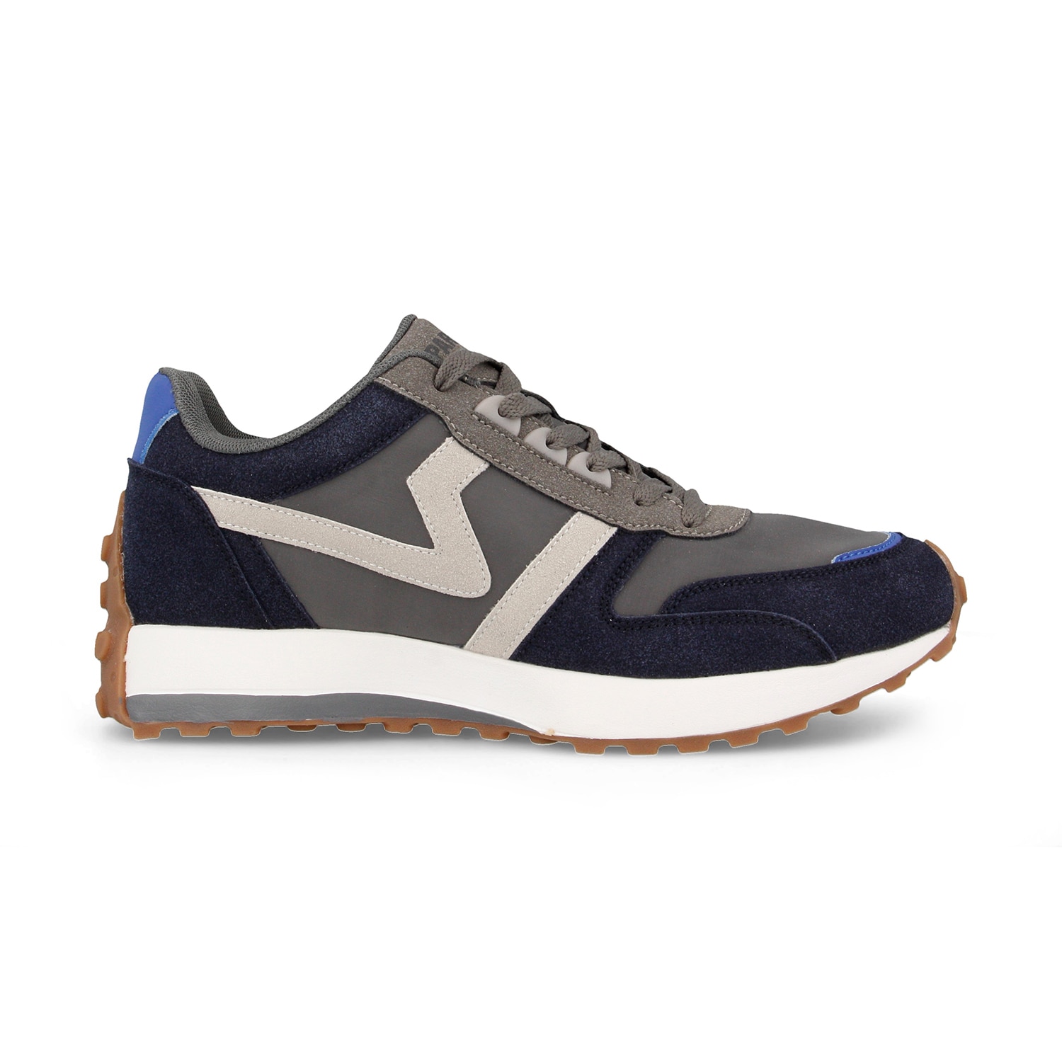 Paredes Zapatillas casual de hombre Fortaleny Gris / Azul