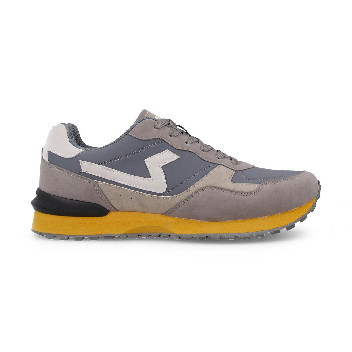 Zapatillas casual de hombre Requena Paredes - Gris Gris-1