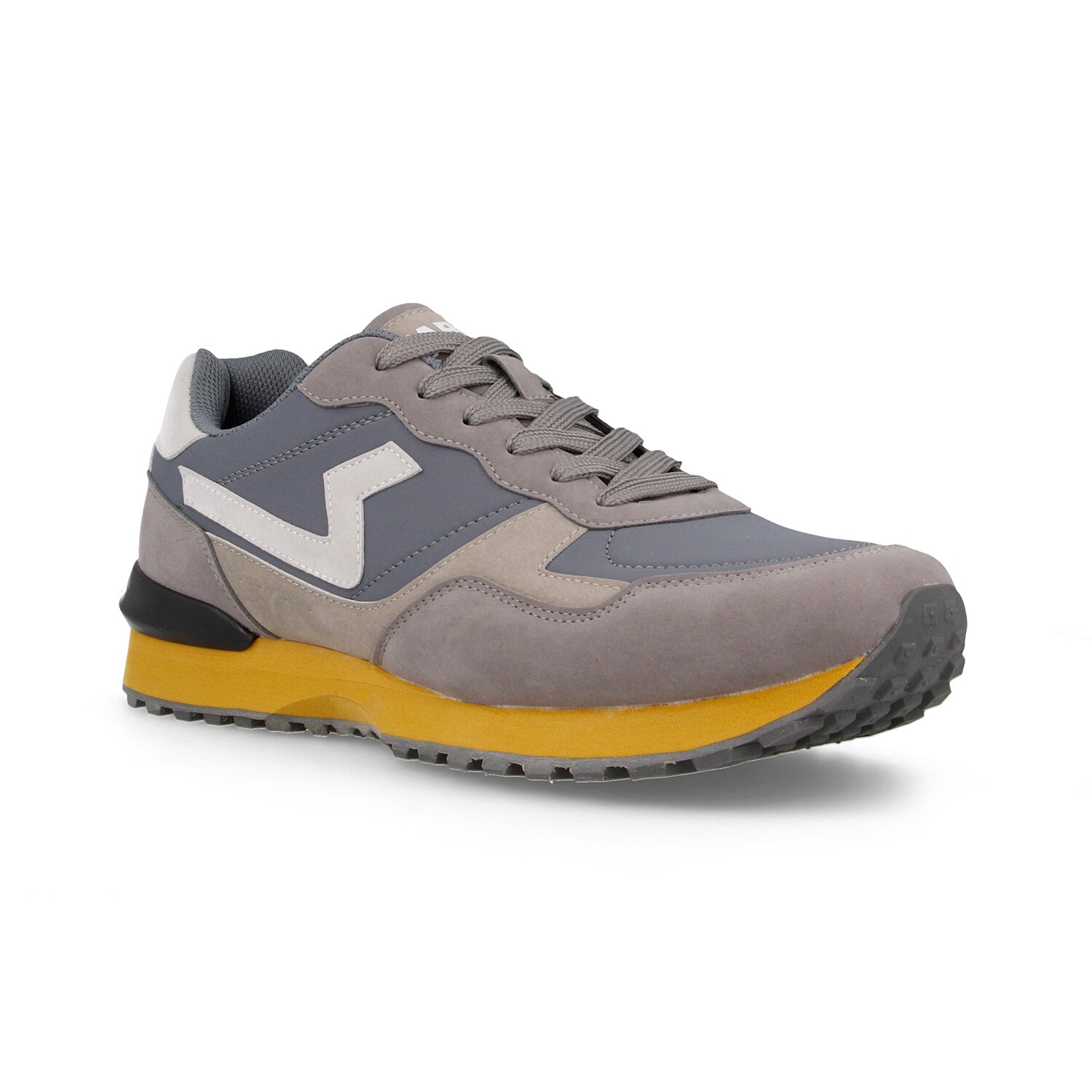 Zapatillas casual de hombre Requena Paredes - Gris Gris-2