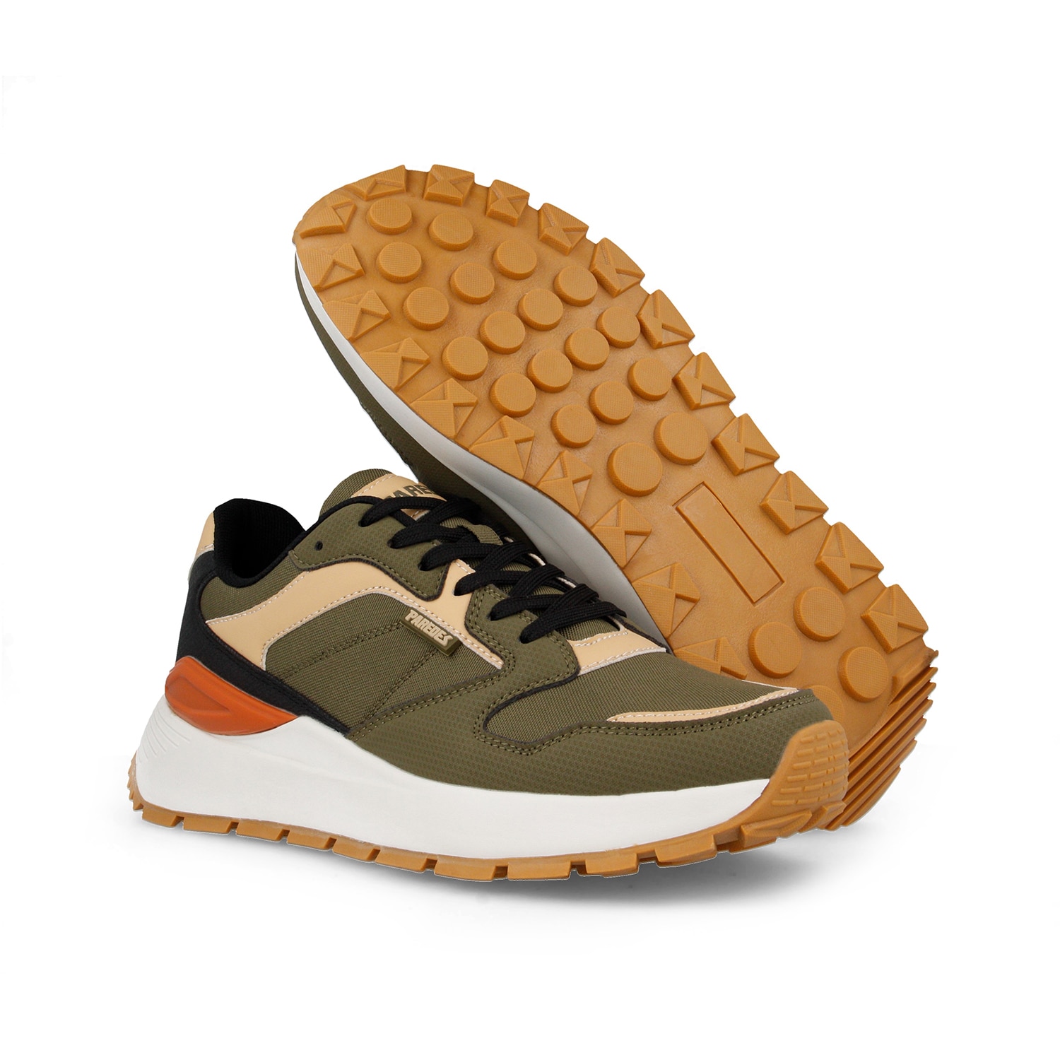 Zapatillas casual de hombre Tavernes Paredes - Verde Verde-5