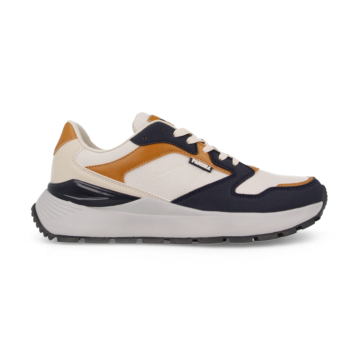 Zapatillas casual de hombre Tavernes Paredes - Blanco / Azul Blanco / Azul-1