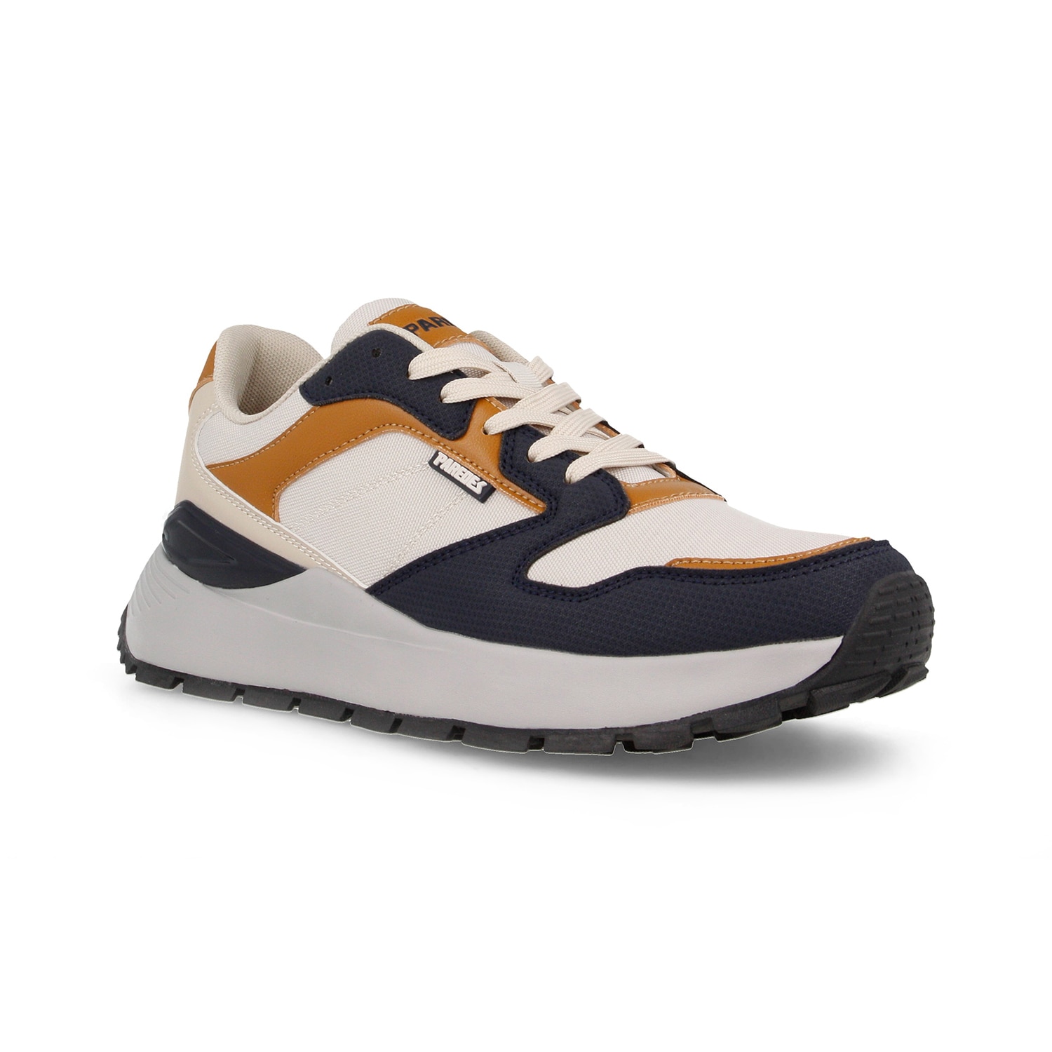 Zapatillas casual de hombre Tavernes Paredes - Blanco / Azul Blanco / Azul-2