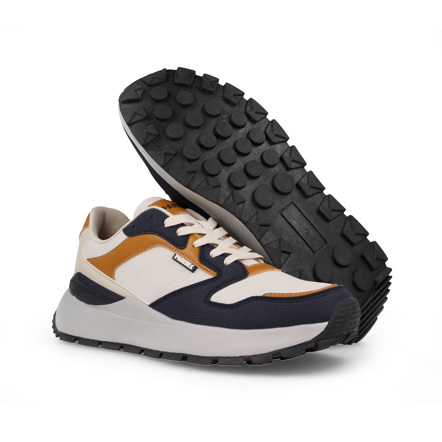 Zapatillas casual de hombre Tavernes Paredes - Blanco / Azul Blanco / Azul-5