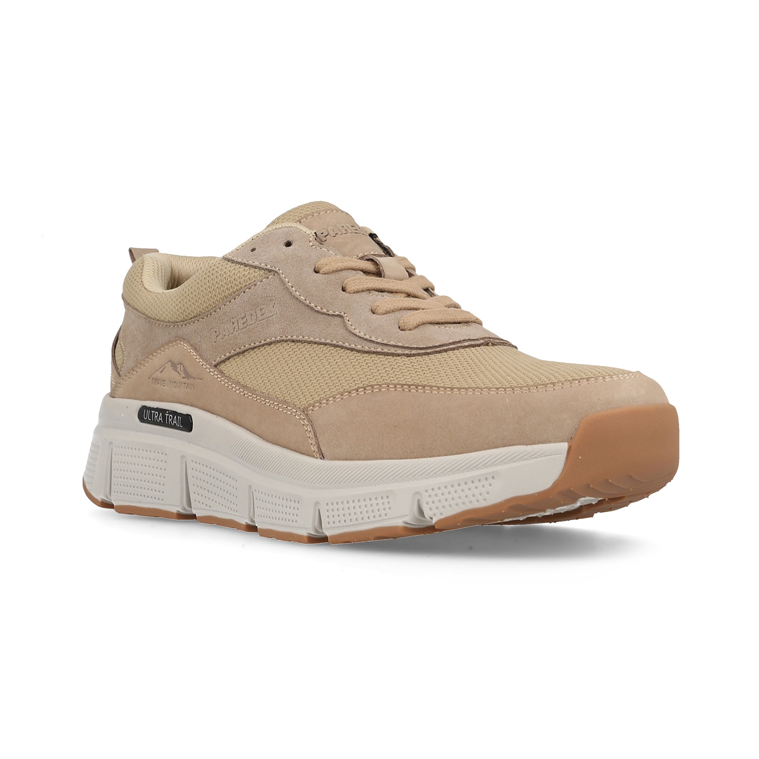 Zapatillas casual de hombre Rubielos Paredes - Beige / Blanco Beige / Blanco-2