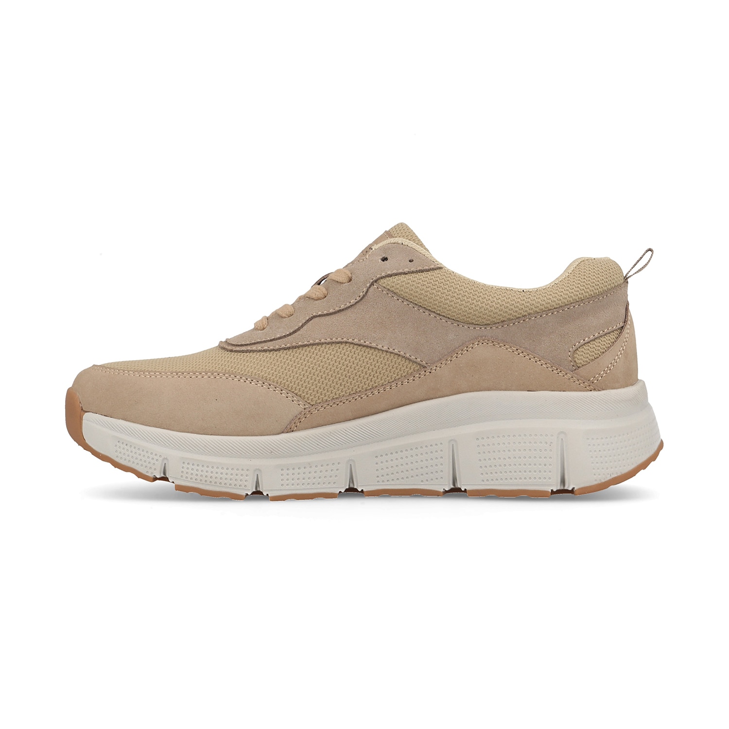Zapatillas casual de hombre Rubielos Paredes - Beige / Blanco Beige / Blanco-3
