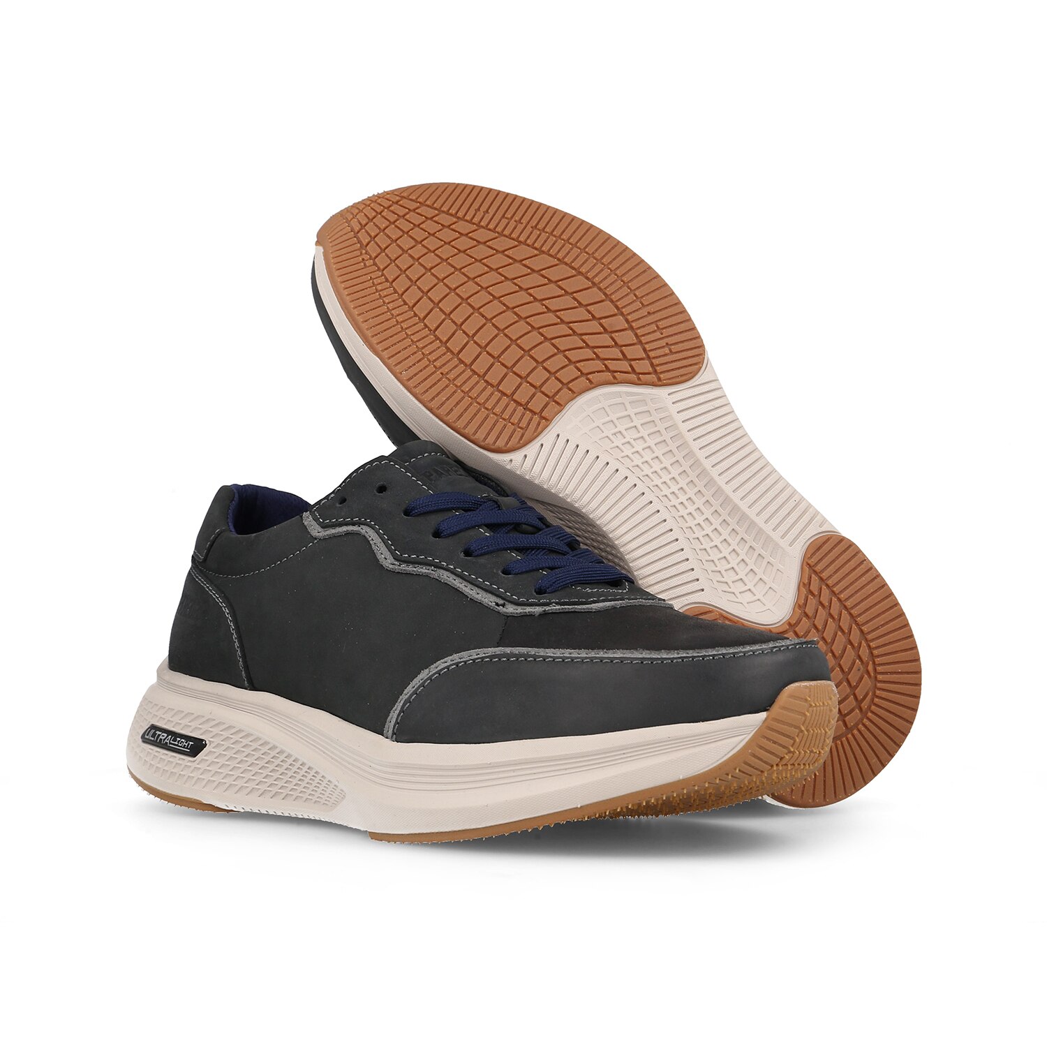Zapatillas casual de hombre Genil Paredes - Amarillo Azul marino-5
