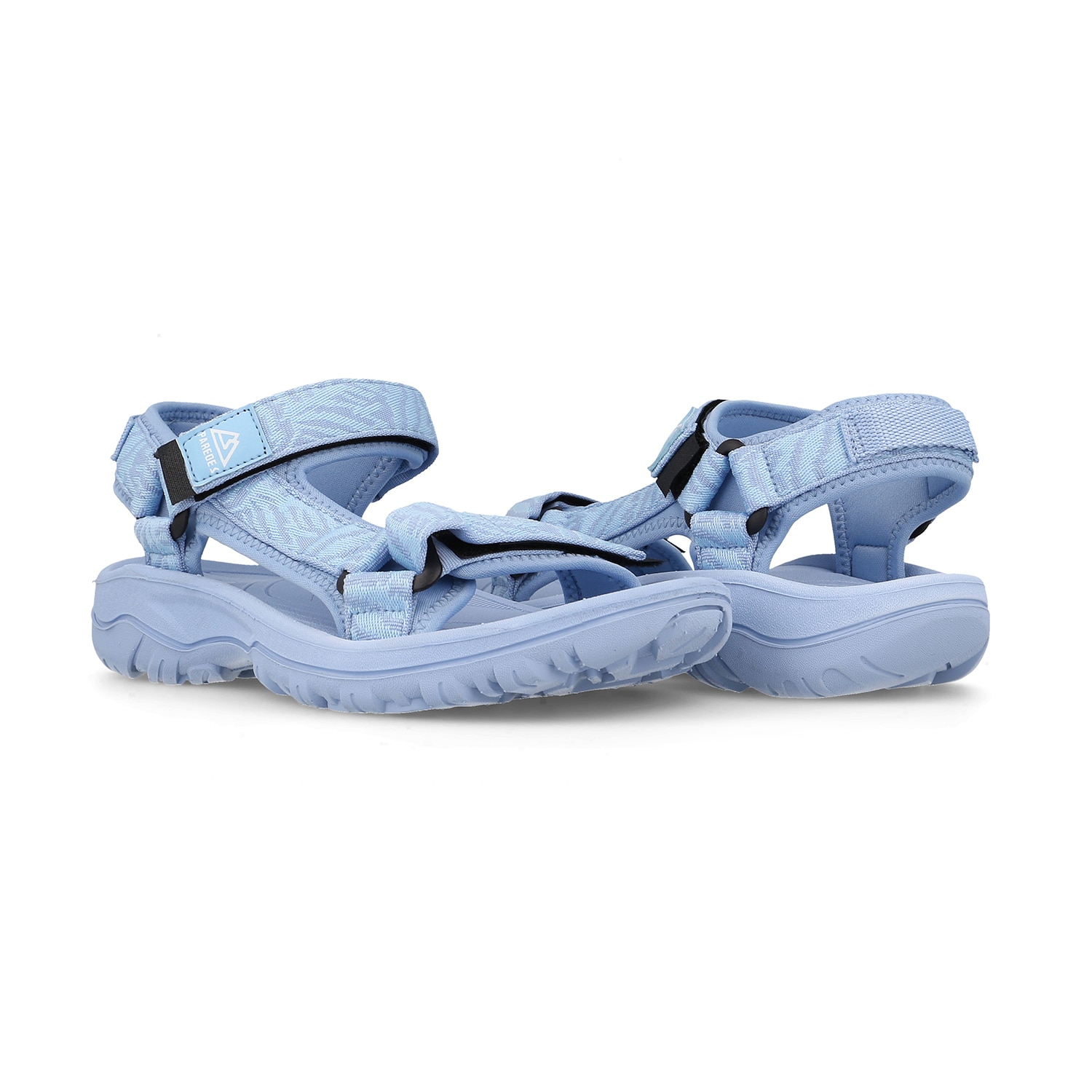 Sandalias outdoor de mujer Ayerbe Paredes - Azul Azul-4