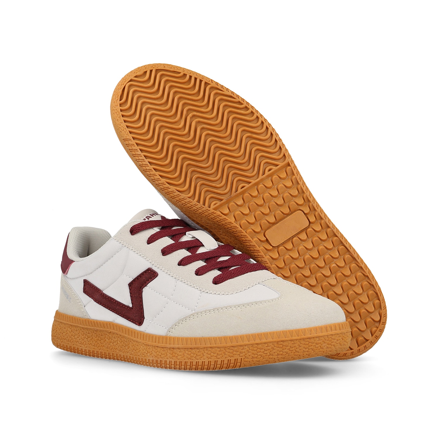 Zapatillas casual de hombre Icod Paredes - Blanco / Rojo Blanco / Rojo-5