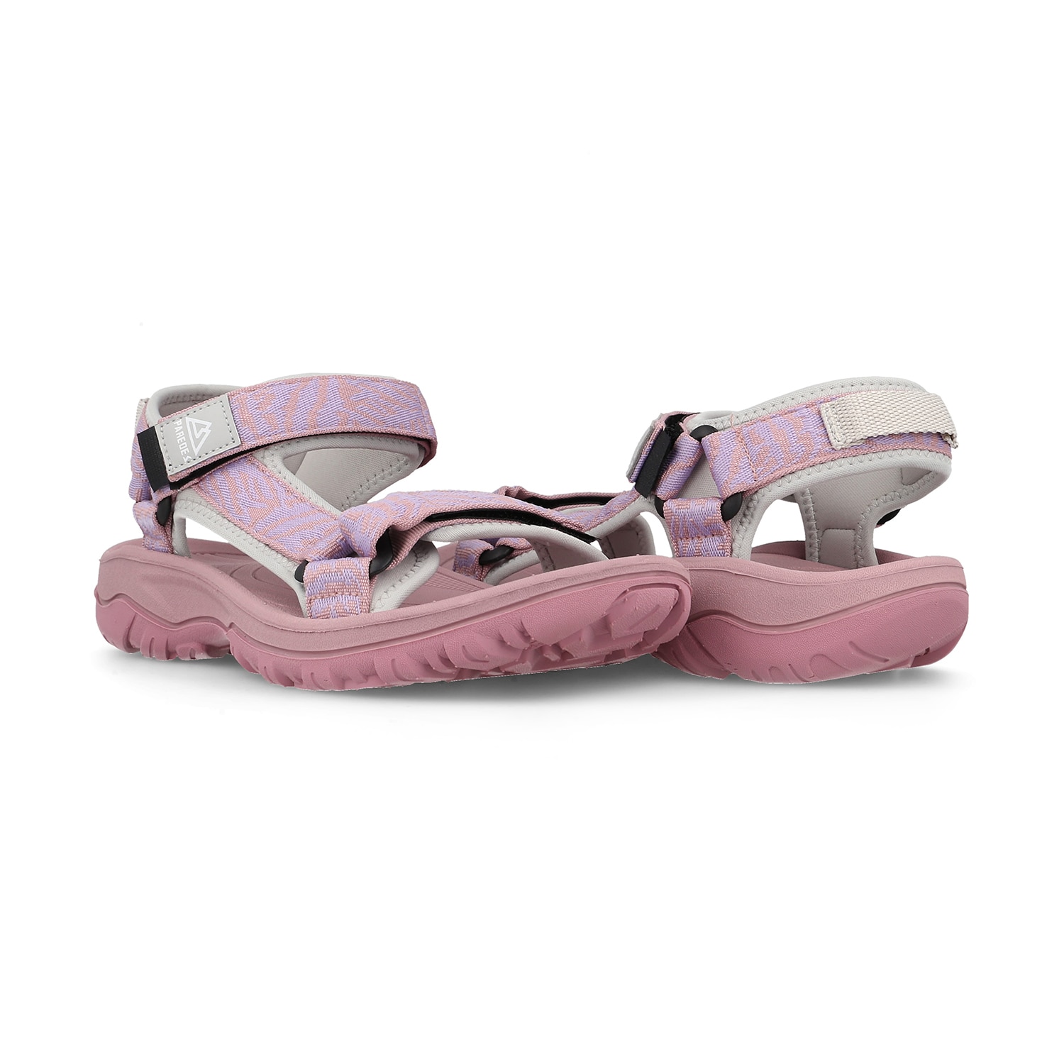 Sandalias outdoor de mujer Ayerbe Paredes - Rosa Rosa-4