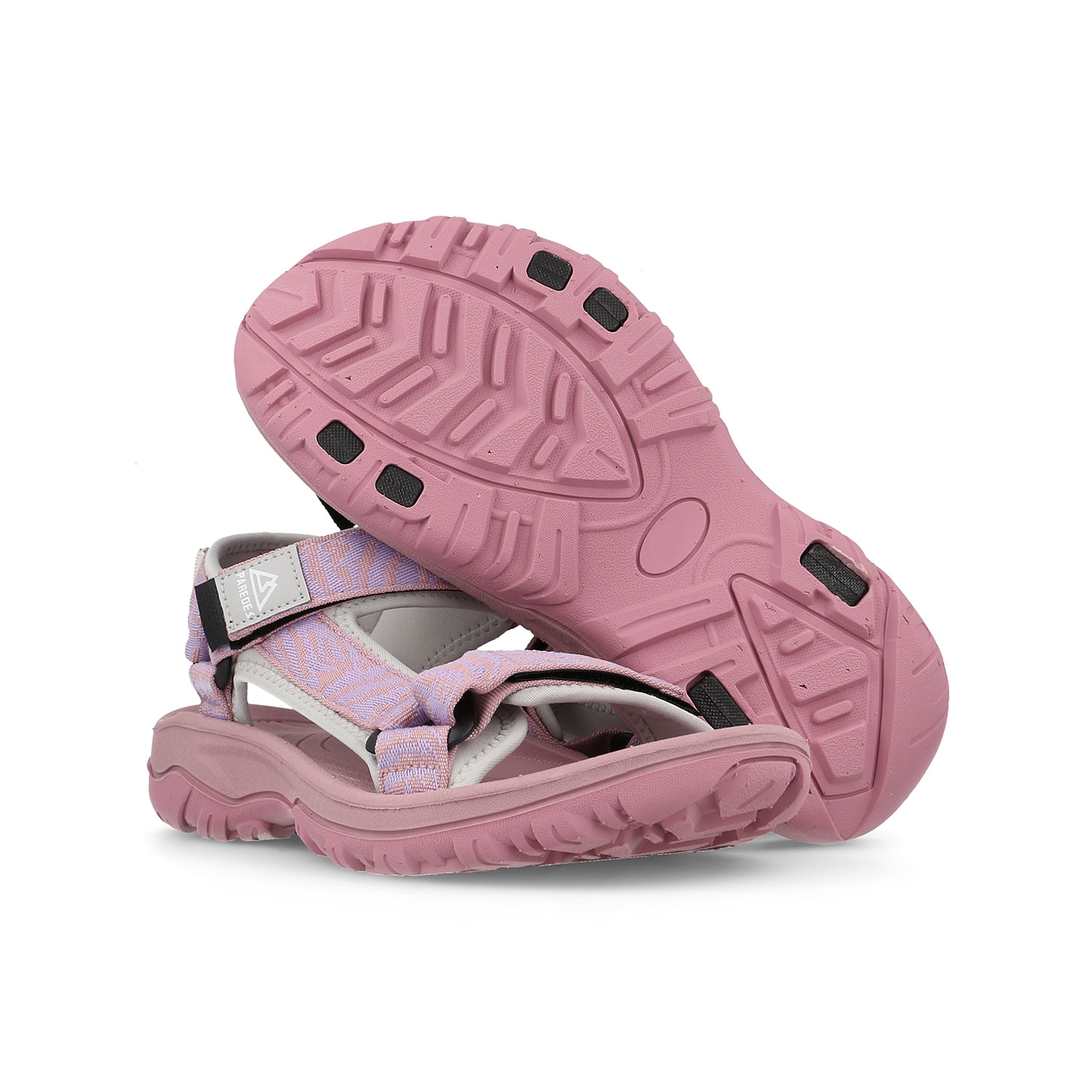 Sandalias outdoor de mujer Ayerbe Paredes - Rosa Rosa-5