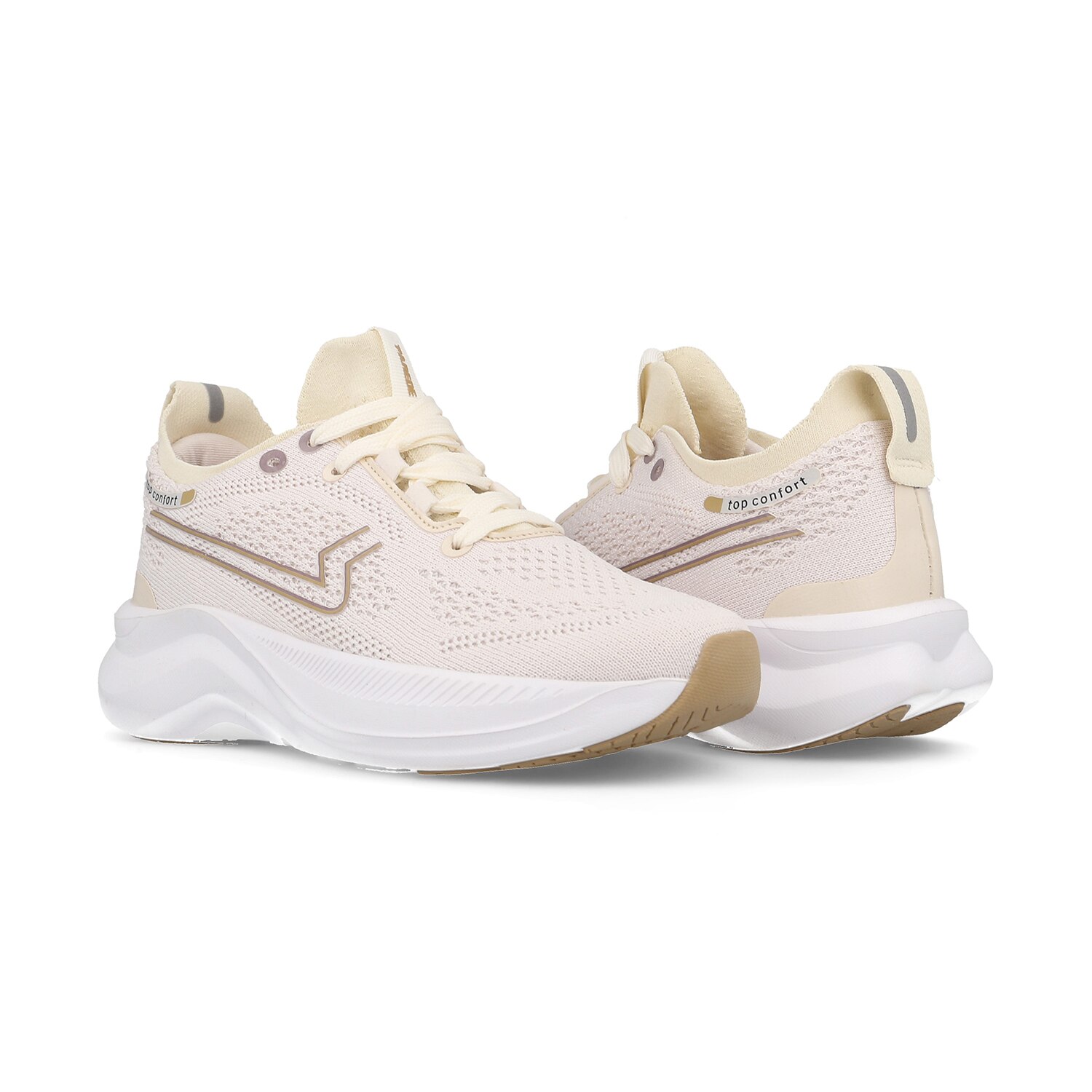 Imagen 4 de Zapatillas deportivas de Mujer Enix Paredes - Beige / Blanco Beige / Blanco