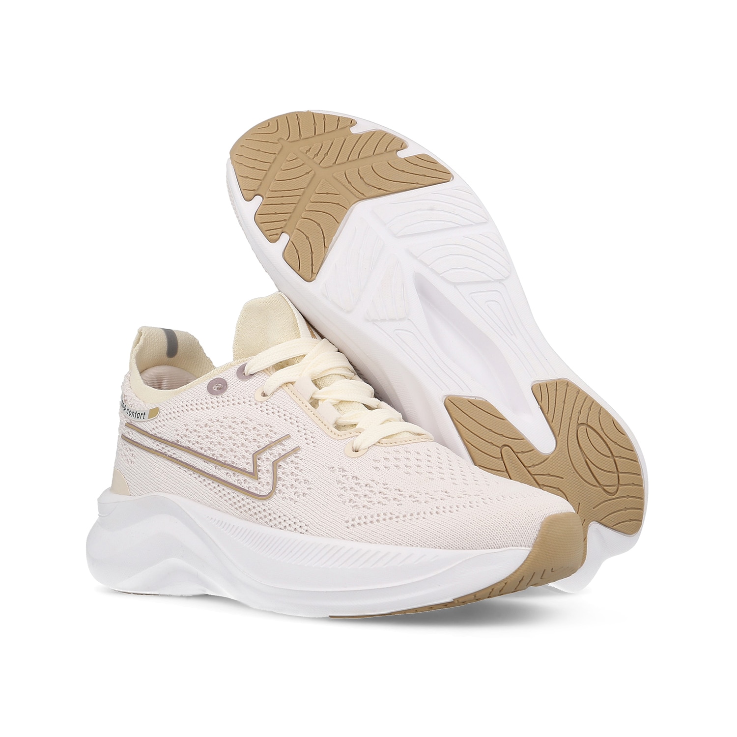 Imagen 5 de Zapatillas deportivas de Mujer Enix Paredes - Beige / Blanco Beige / Blanco