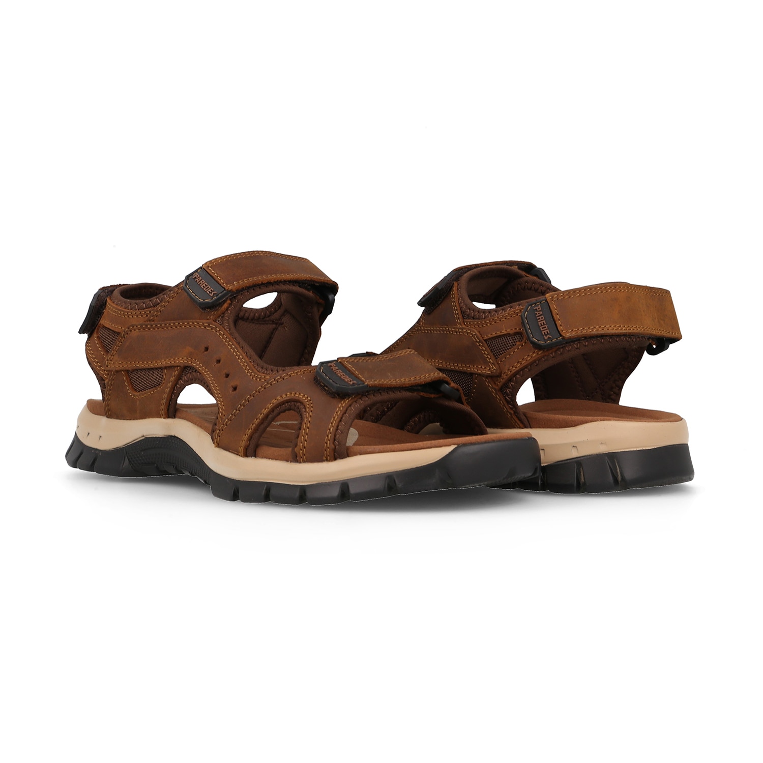 Sandalias outdoor de hombre Torás Paredes - Marrón oscuro Marrón-4