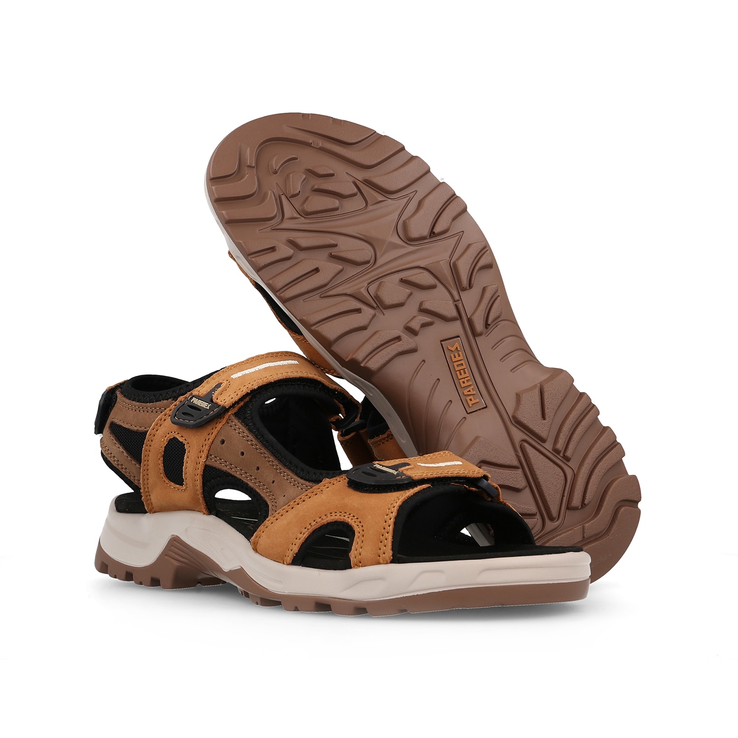Sandalias outdoor de hombre Aral Paredes - Marrón claro Marrón claro-5