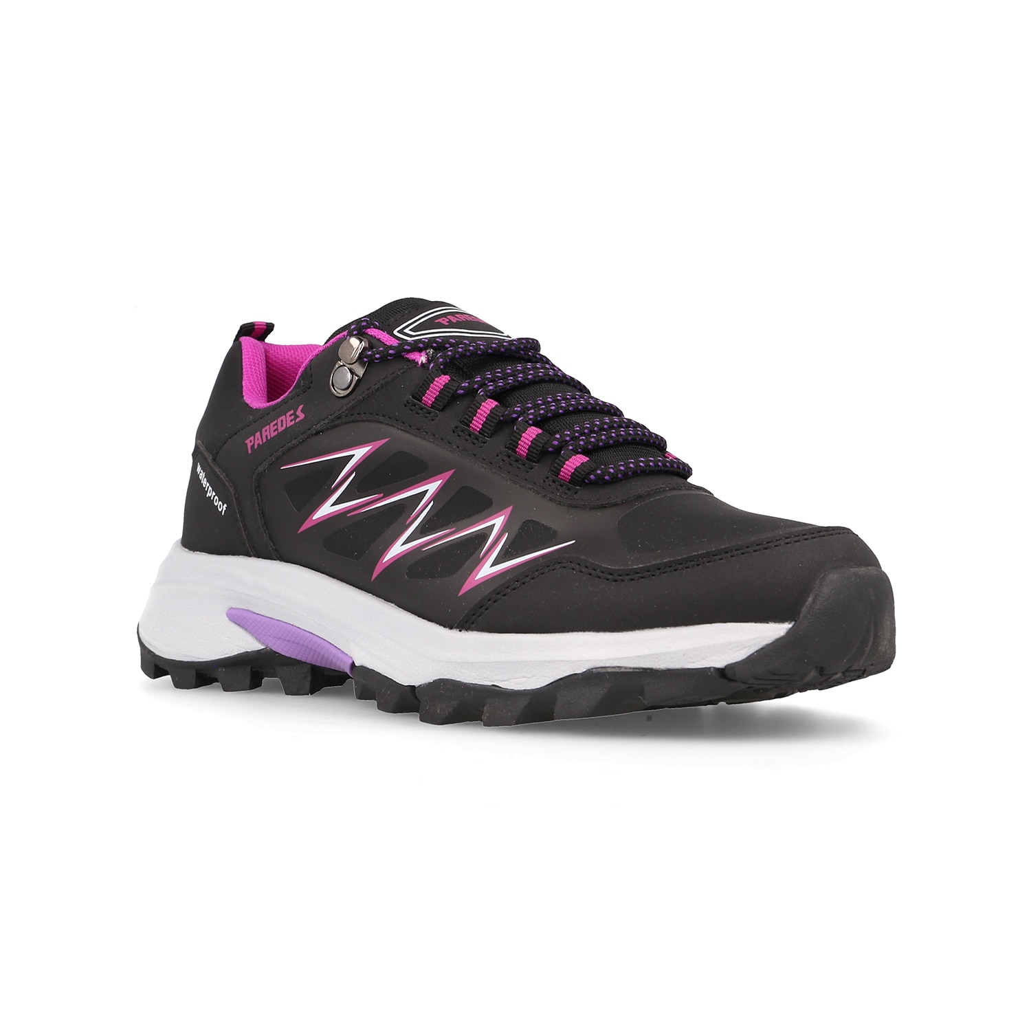 Zapatilla trekking de mujer Arama Paredes - Negro Negro-2