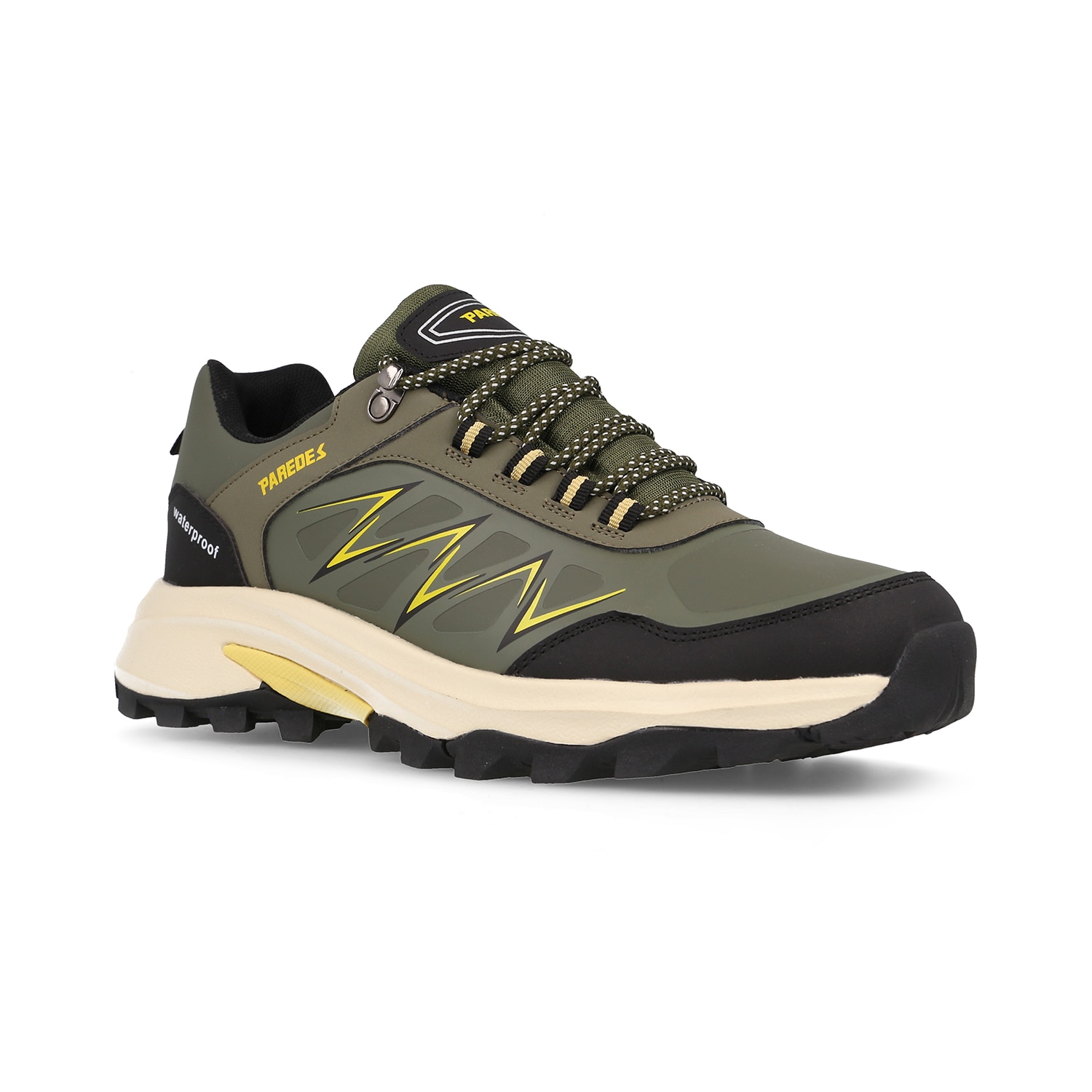 Zapatilla trekking de hombre Abanto Paredes - Kaki Kaki-2