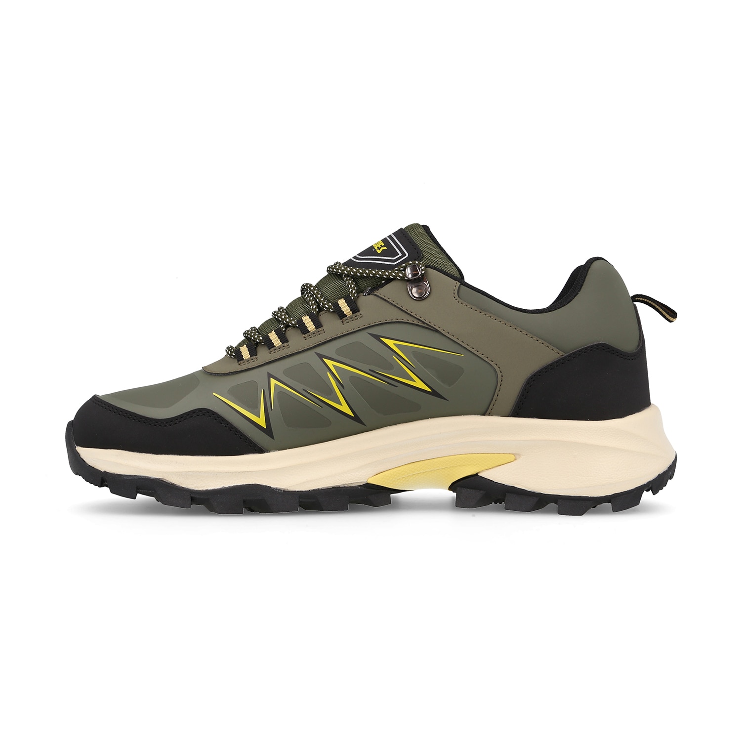 Zapatilla trekking de hombre Abanto Paredes - Kaki Kaki-3