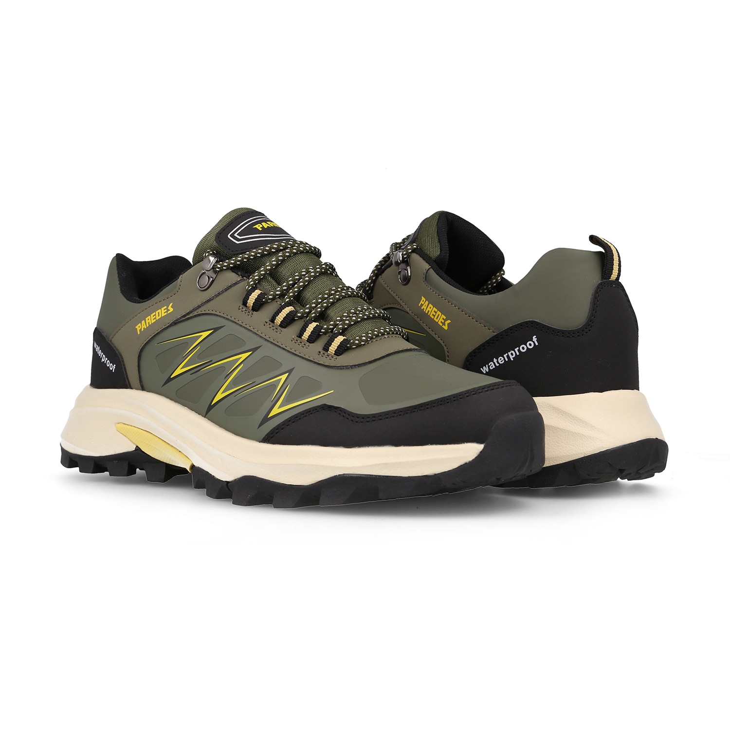 Zapatilla trekking de hombre Abanto Paredes - Kaki Kaki-4