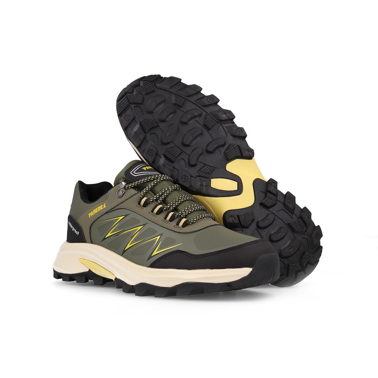Zapatilla trekking de hombre Abanto Paredes - Kaki Kaki-5