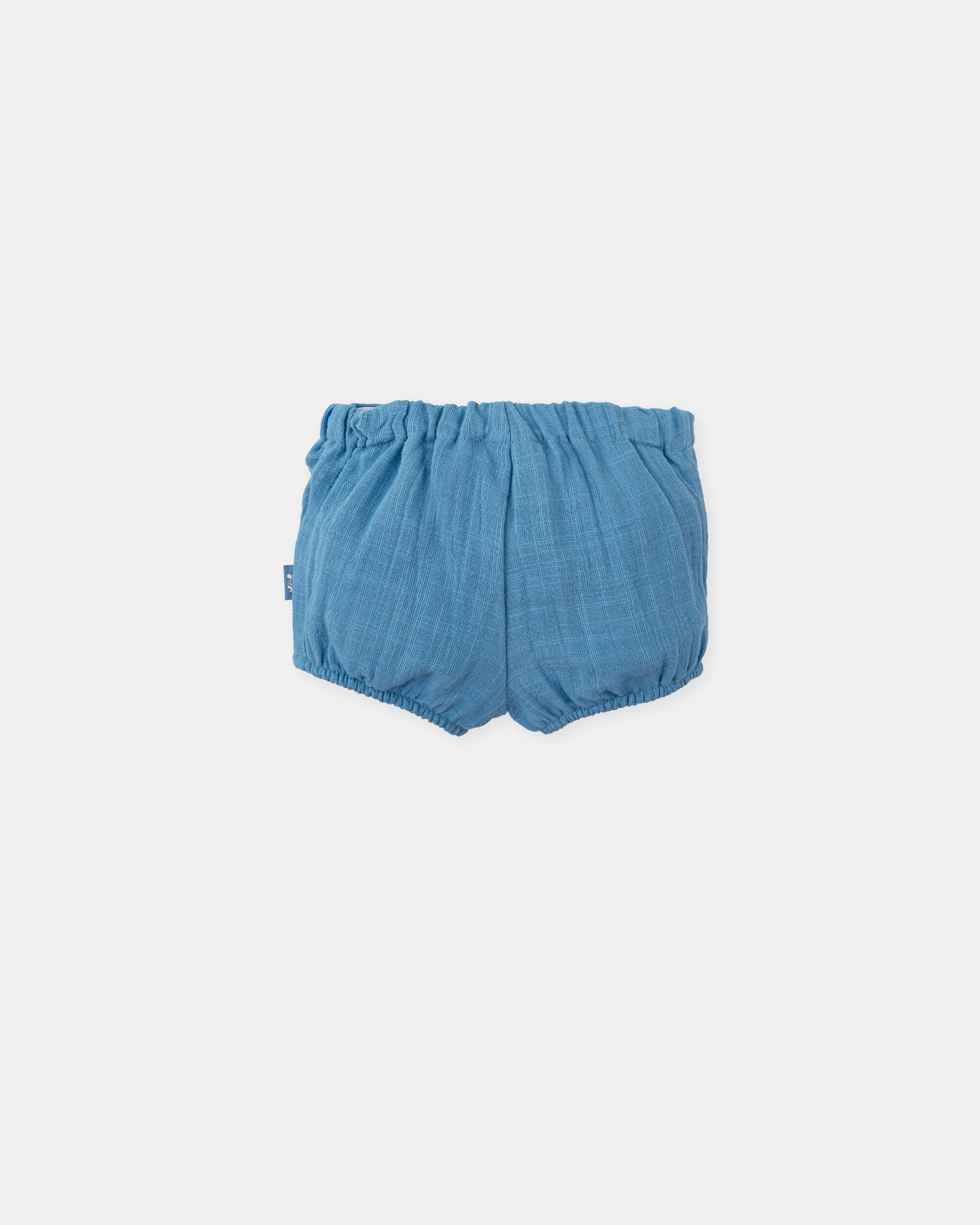 Short para Bebé Bombacho em Algodão 100% Tutto Piccolo Azul-2