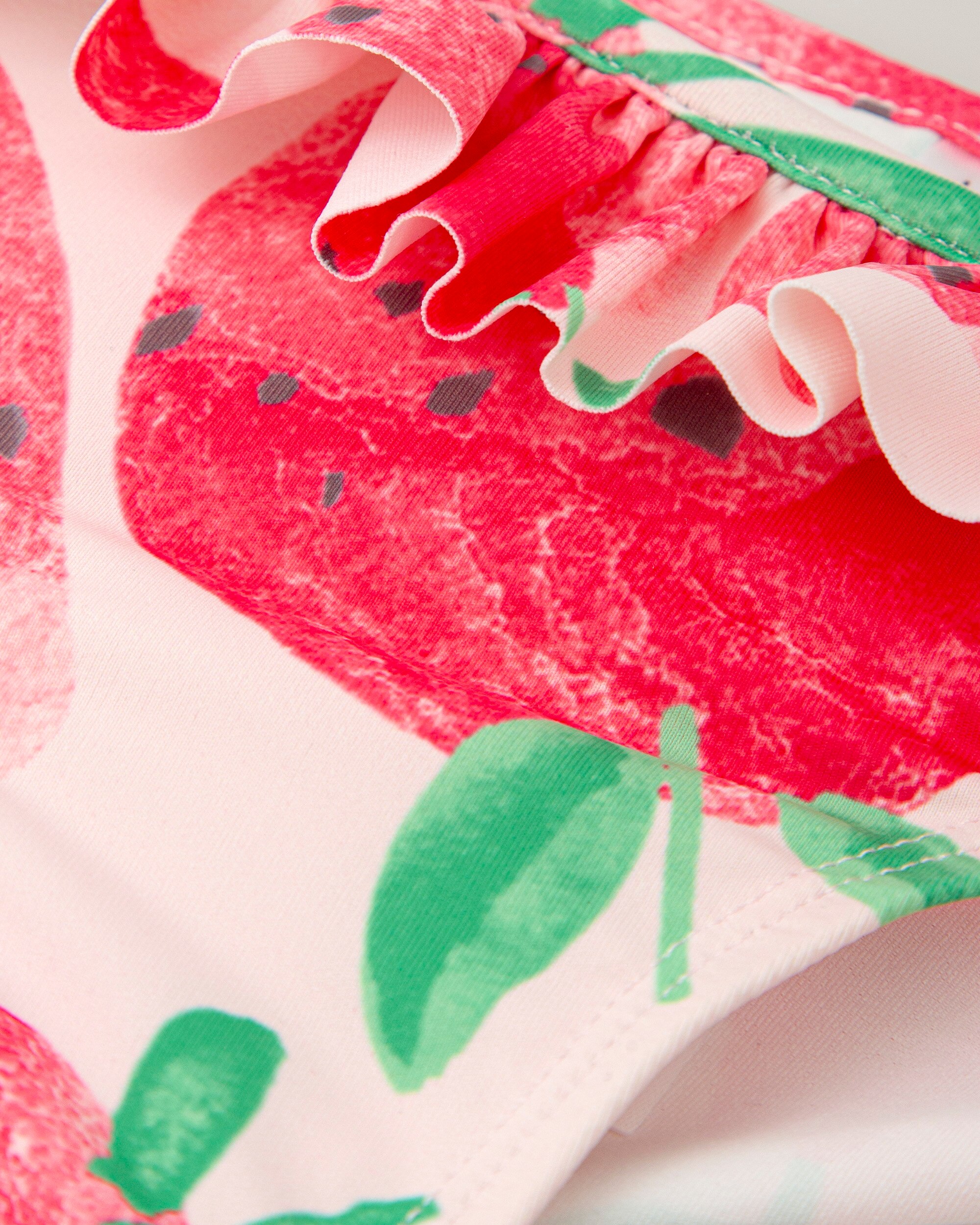 Culetín de bebé con estampado de fresas - Tutto Piccolo - Fucsia Fucsia-3