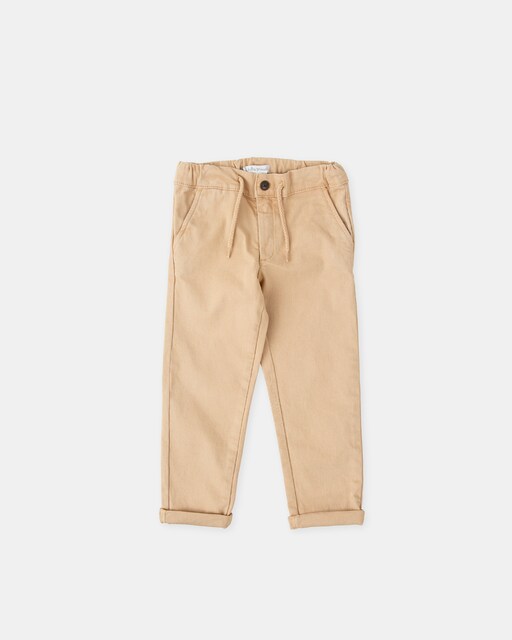 Imagen 0 de Pantalón de niño de sarga con cordón de ajuste