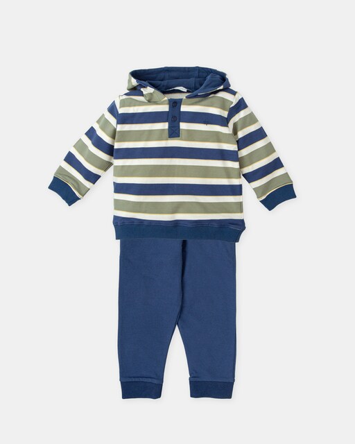 Imagen 0 de Conjunto de dos piezas de niño azul marino y kaki