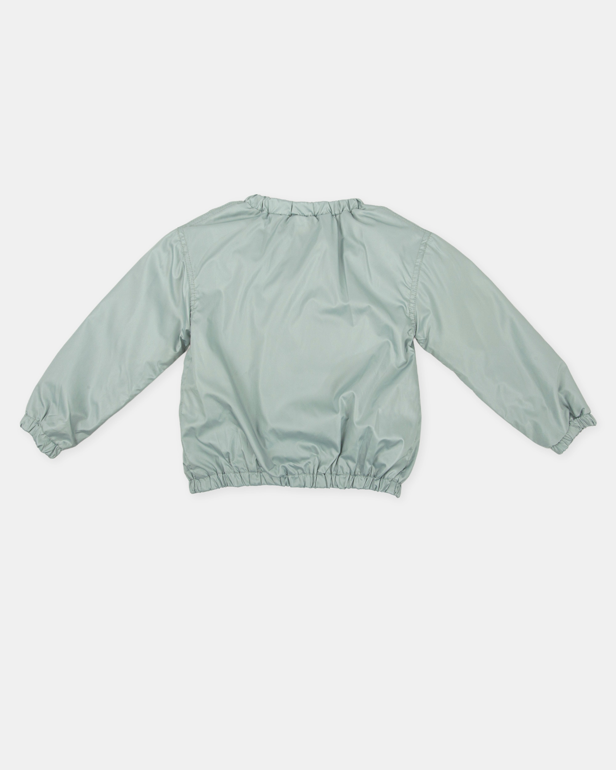 Chaqueta de niña de microfibra - Tutto Piccolo - Verde Agua Verde Agua-4