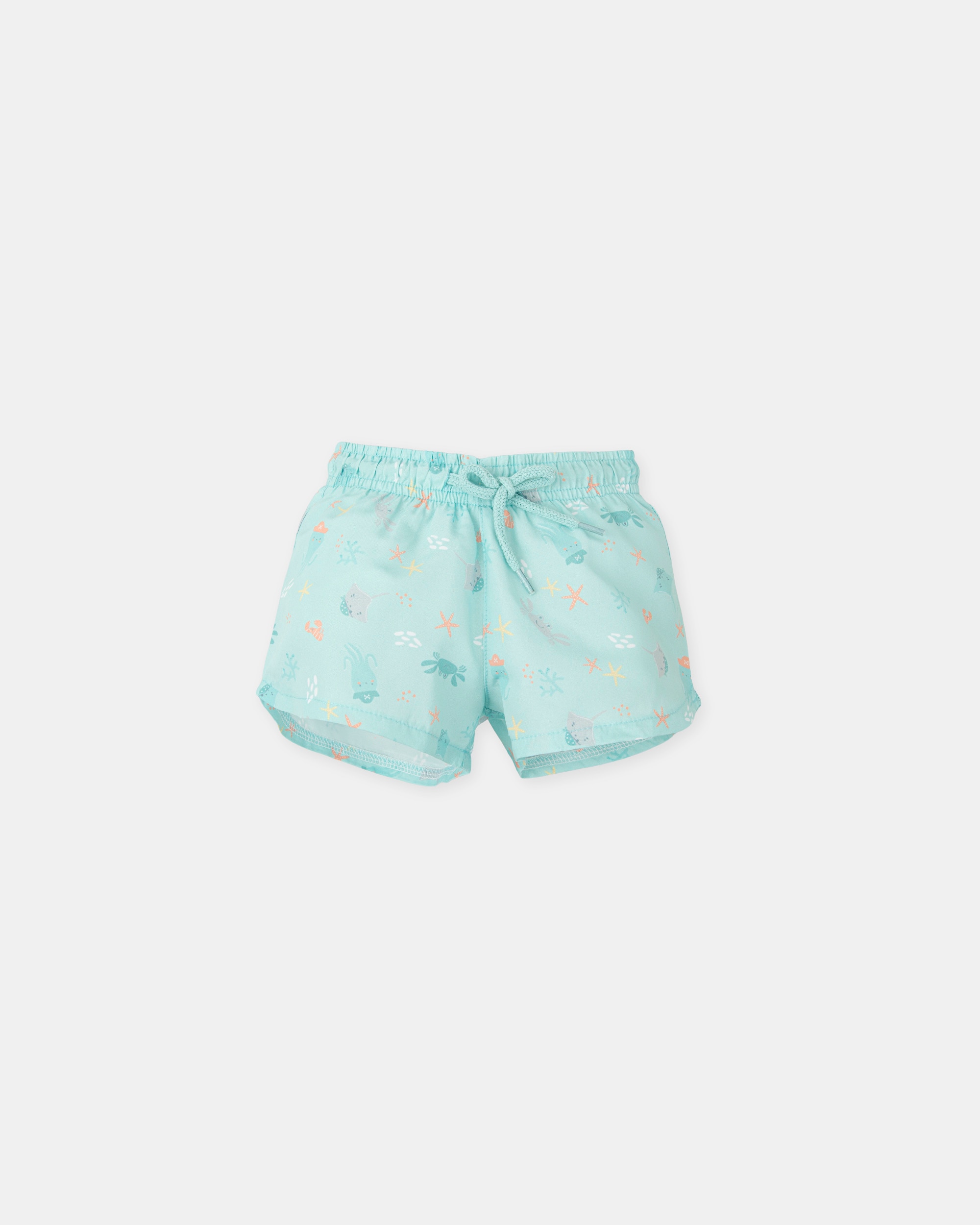 Imagen 0 de Bóxer de niño con animales marinos Azul celeste